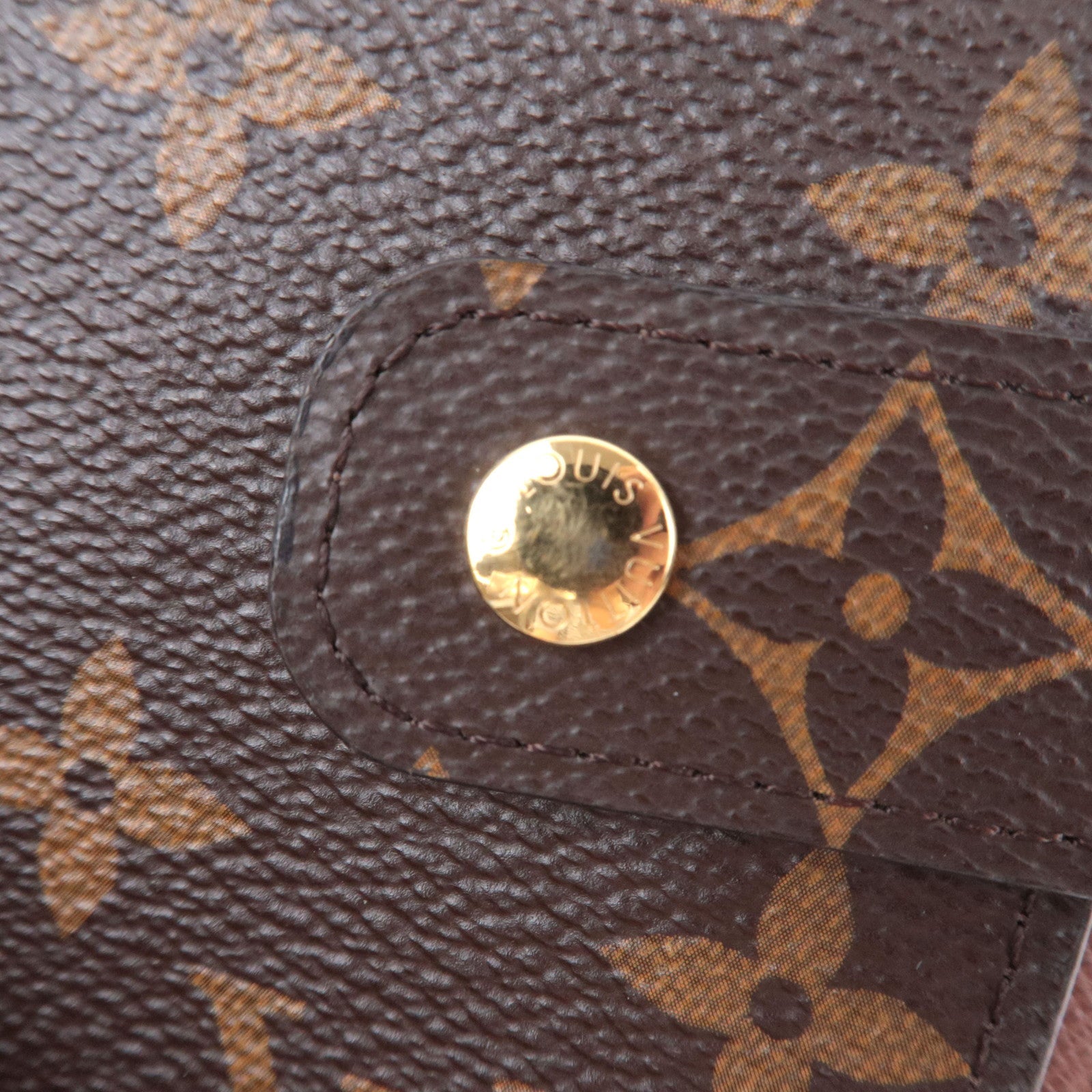 Louis Vuitton Monogram Agenda MM Planner Cover R20105 RFID