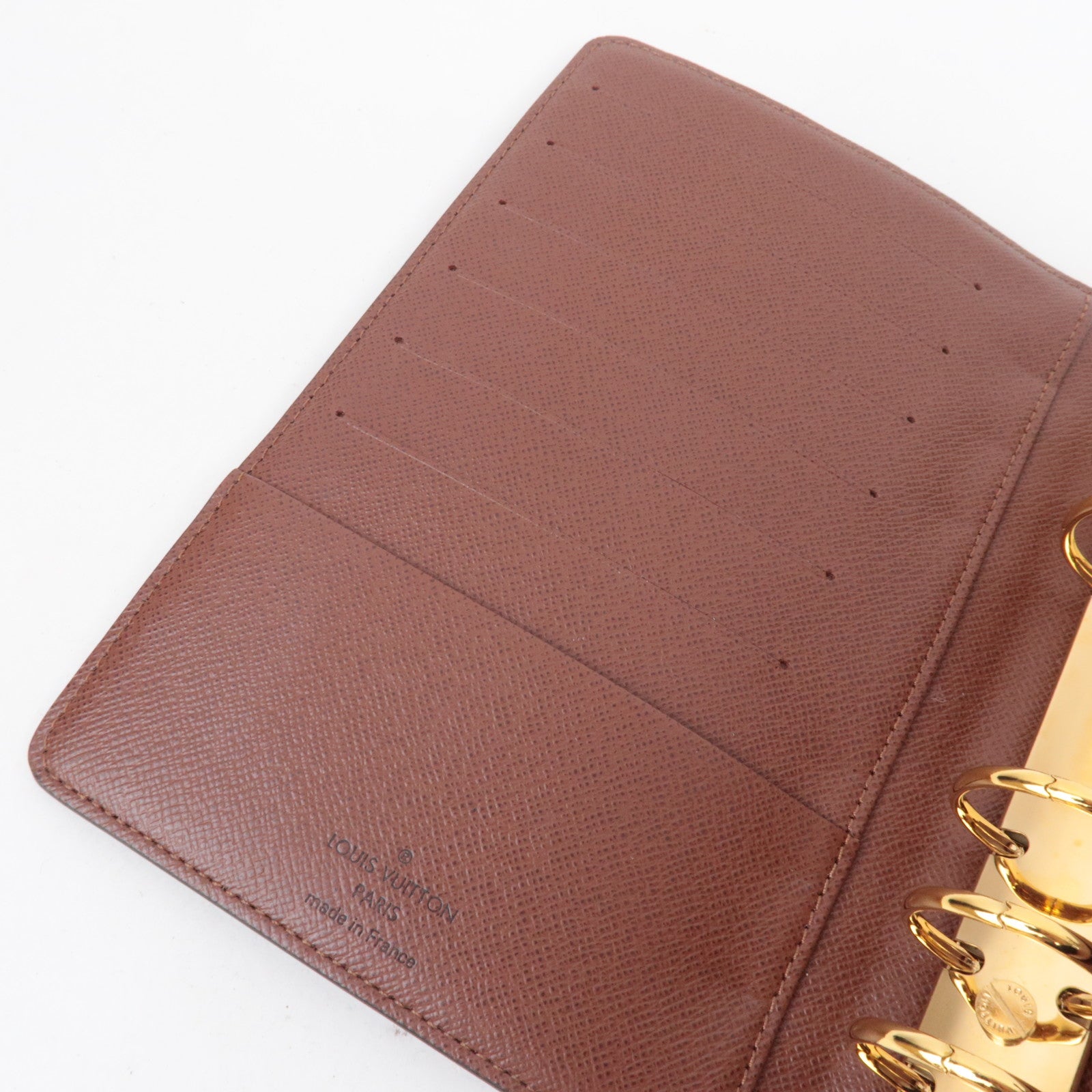Louis Vuitton Monogram Agenda MM Planner Cover R20105 RFID
