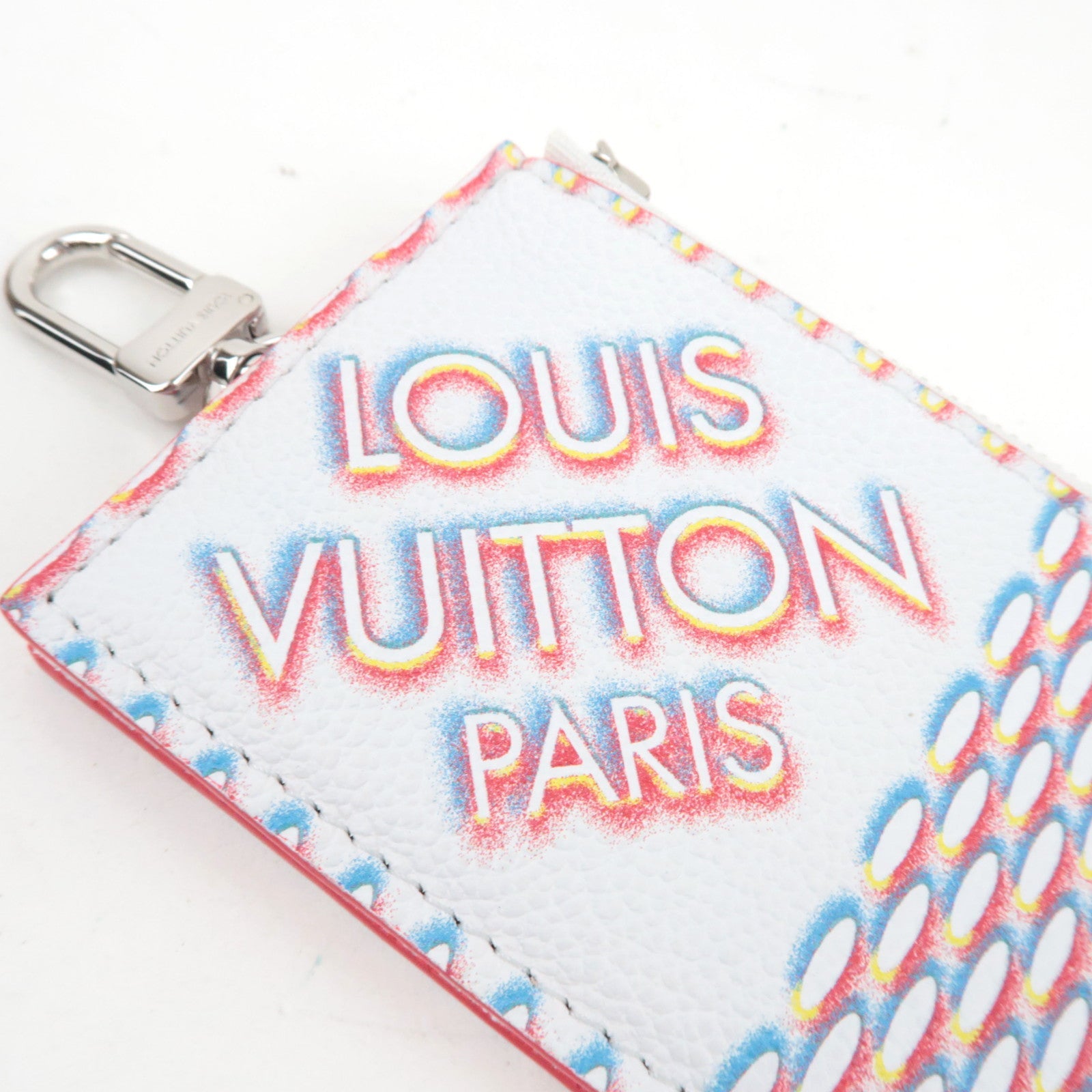 Louis Vuitton Damier Spray Double Zipped Card Holder Multicolor M81430 RFID *Box, Dust bag