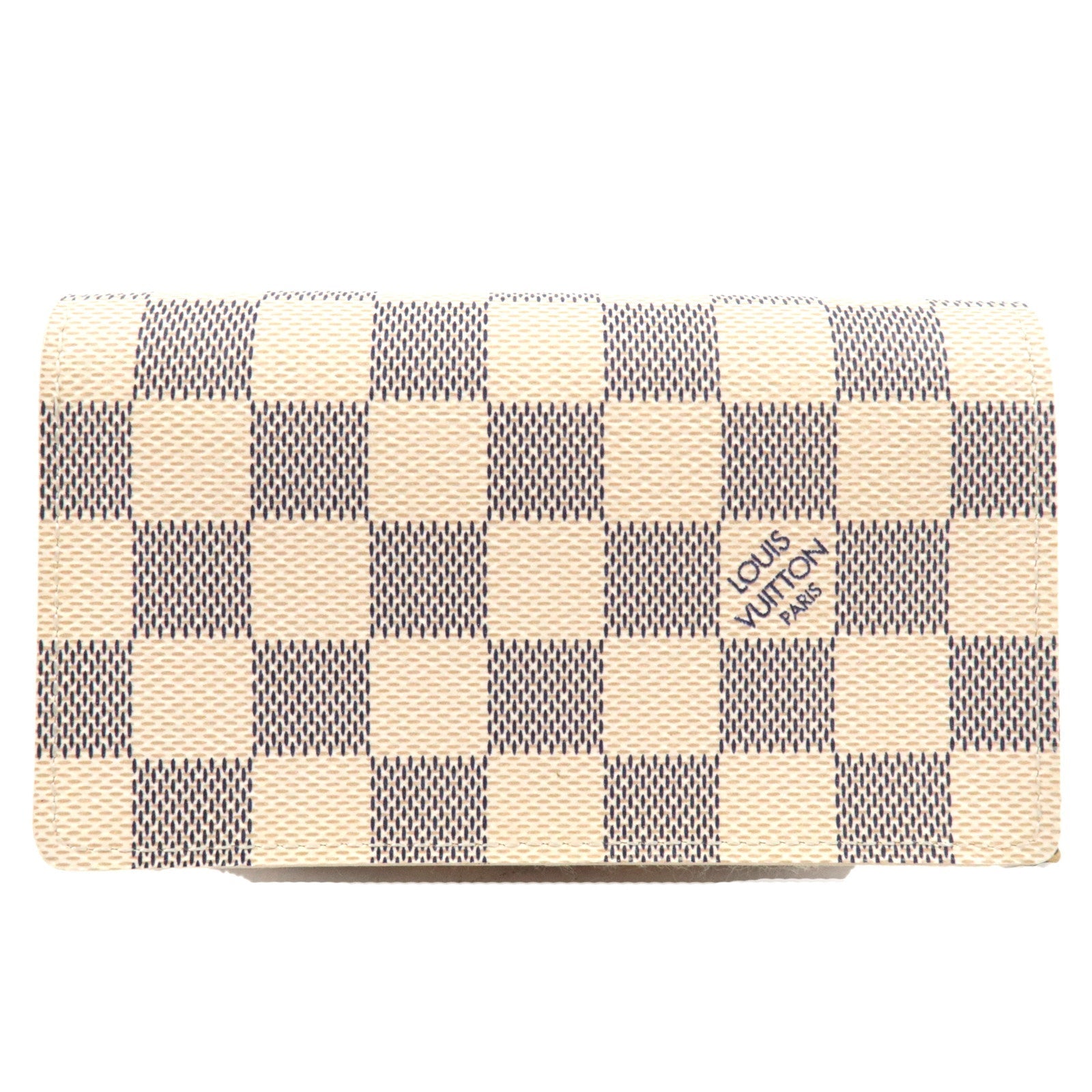 Louis Vuitton Damier Azur Portefeuille Tresor Long Wallet N61744 CA1019 *Box, Dust bag78104
