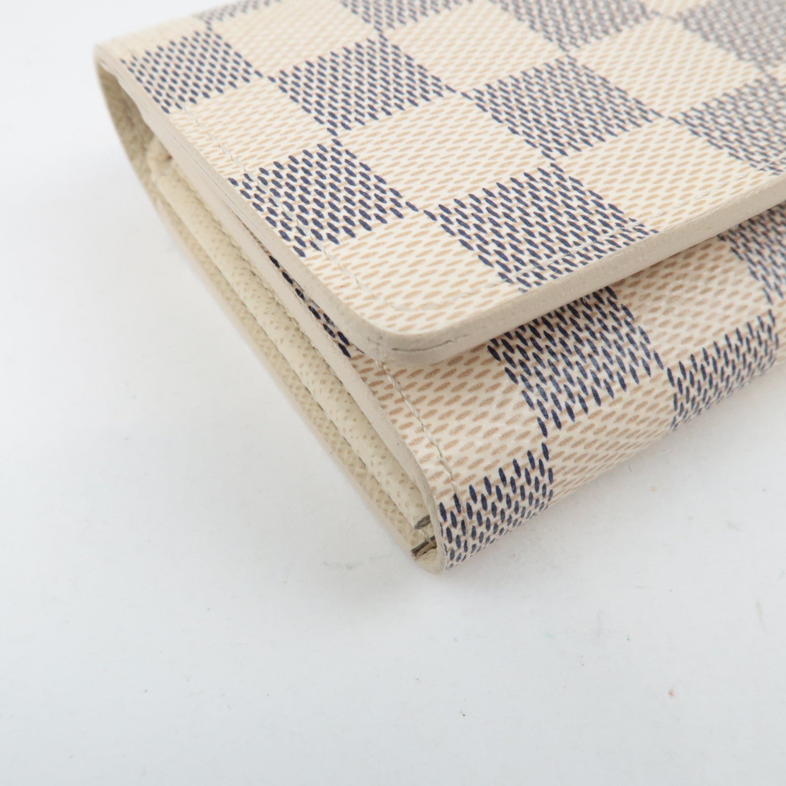 Louis Vuitton Damier Azur Portefeuille Tresor Long Wallet N61744 CA1019 *Box, Dust bag