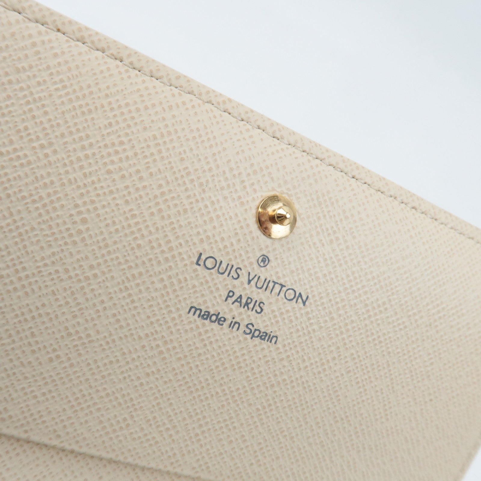 Louis Vuitton Damier Azur Portefeuille Tresor Long Wallet N61744 CA1019 *Box, Dust bag