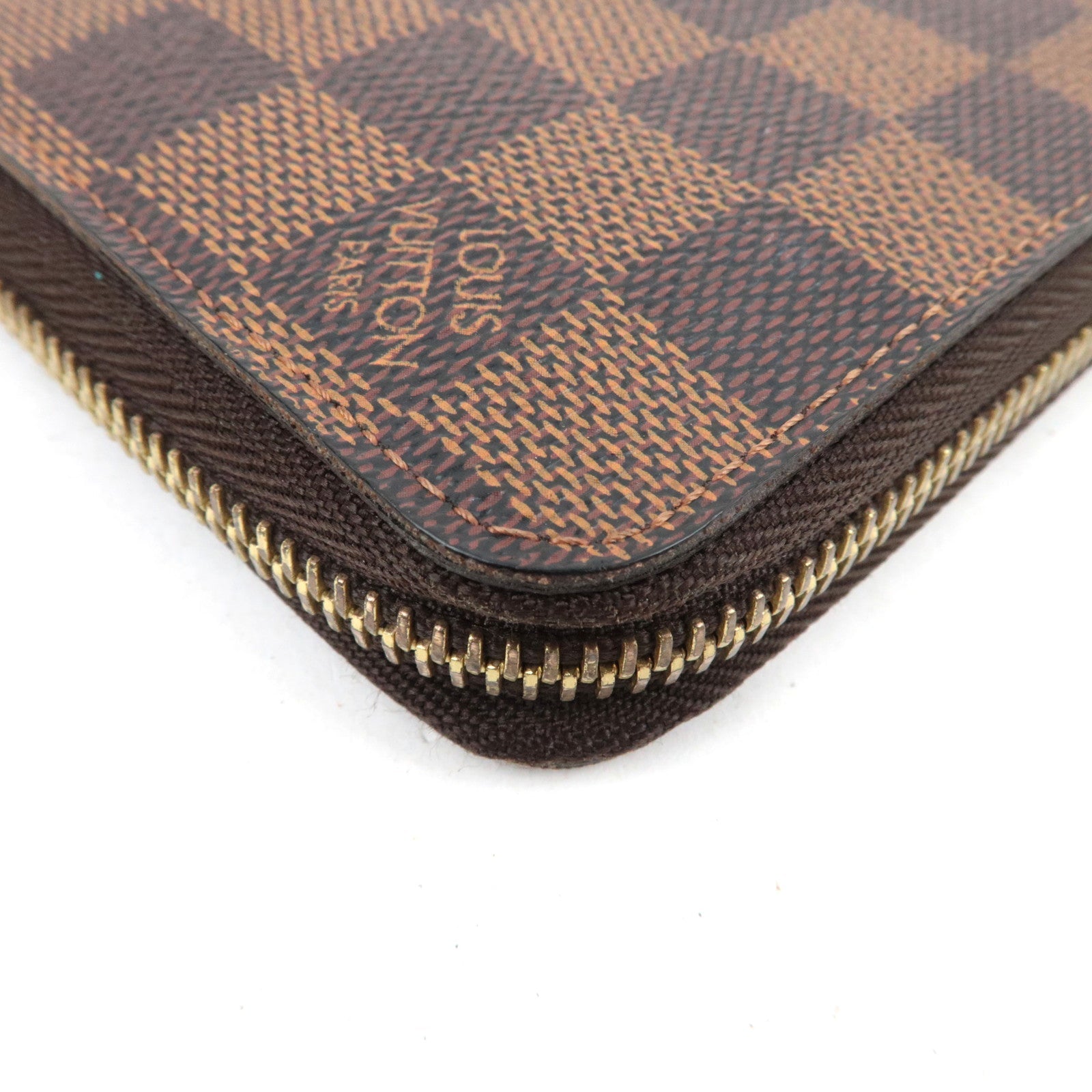 Louis Vuitton Damier Zippy Long Wallet N60015 CR1171 *Box, Dust bag