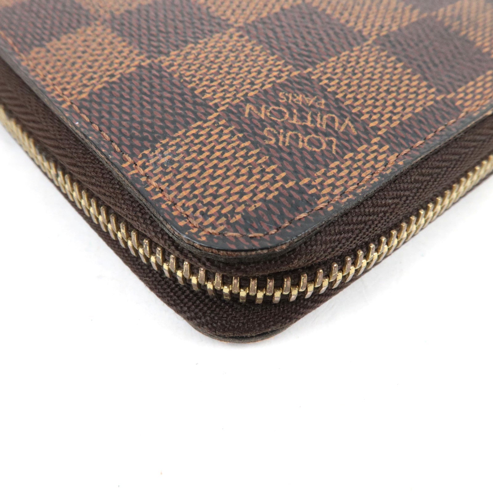 Louis Vuitton Damier Zippy Long Wallet N60015 CR1171 *Box, Dust bag