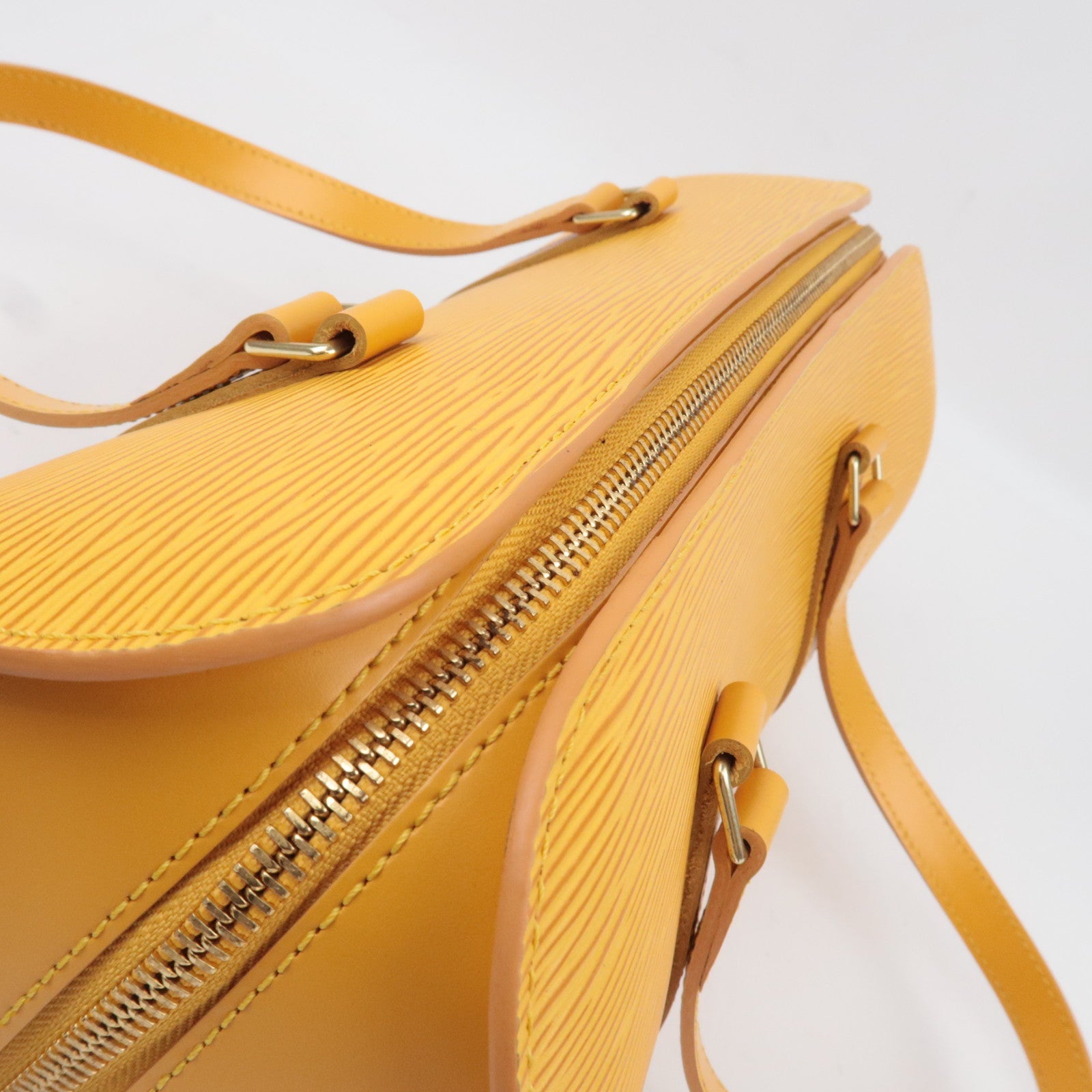 Louis Vuitton Epi Soufflot Hand Bag Tassili Yellow M52229 MI0959 *Dust bag, Pouch