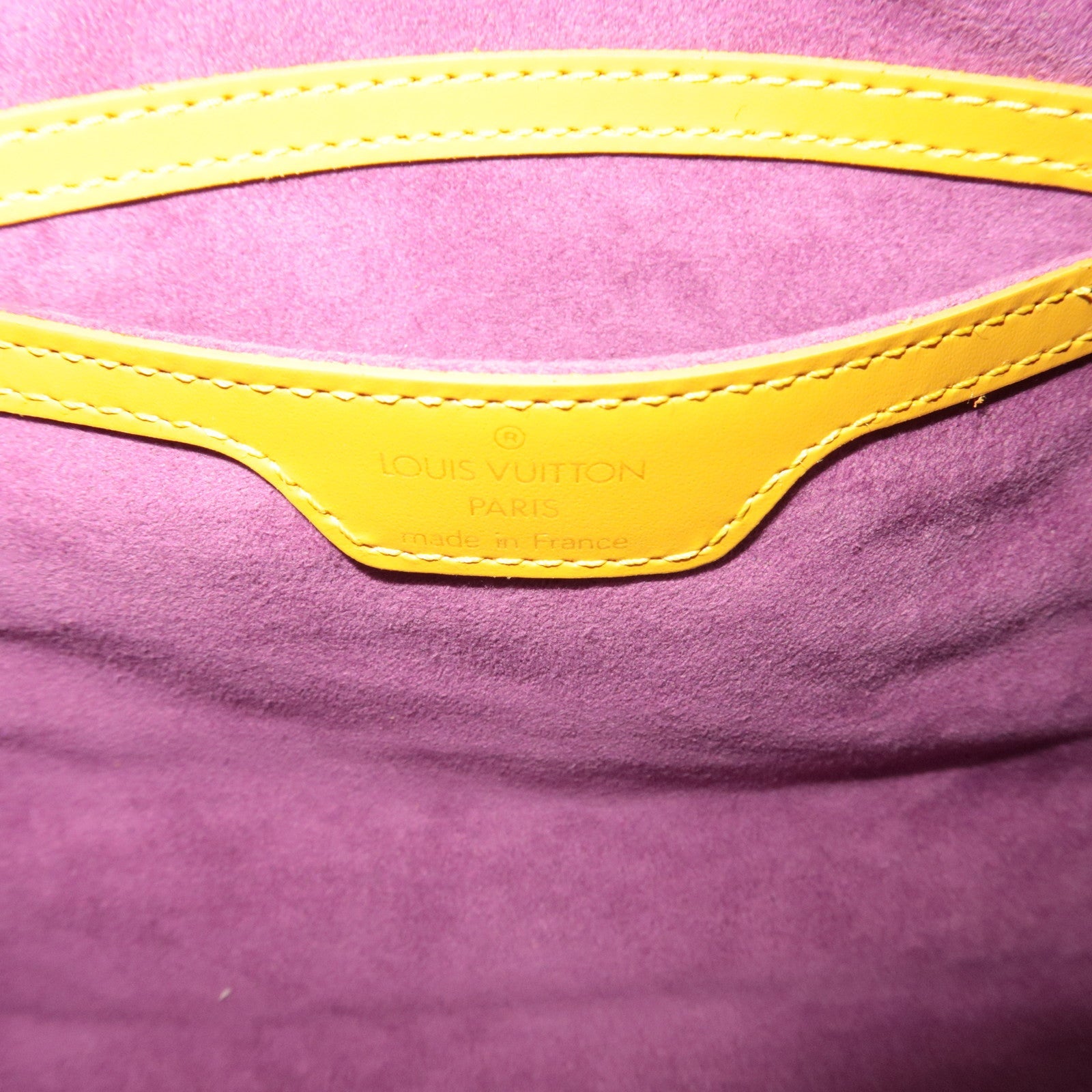 Louis Vuitton Epi Soufflot Hand Bag Tassili Yellow M52229 MI0959 *Dust bag, Pouch