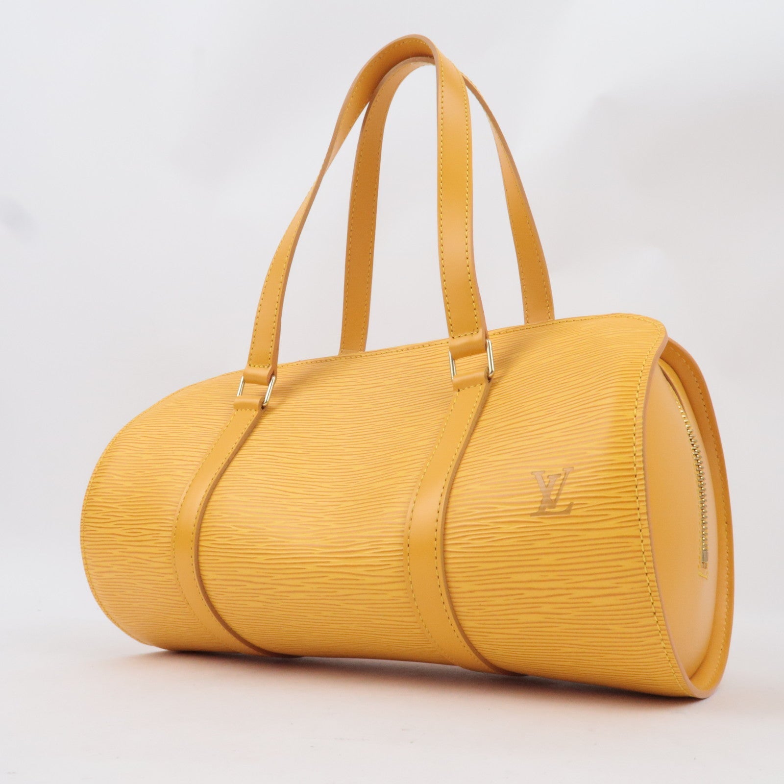 Louis Vuitton Epi Soufflot Hand Bag Tassili Yellow M52229 MI0959 *Dust bag, Pouch