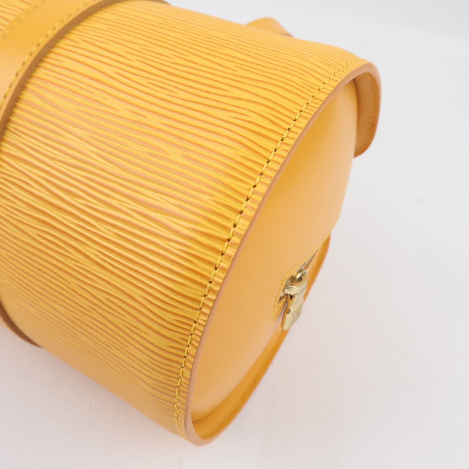 Louis Vuitton Epi Soufflot Hand Bag Tassili Yellow M52229 MI0959 *Dust bag, Pouch