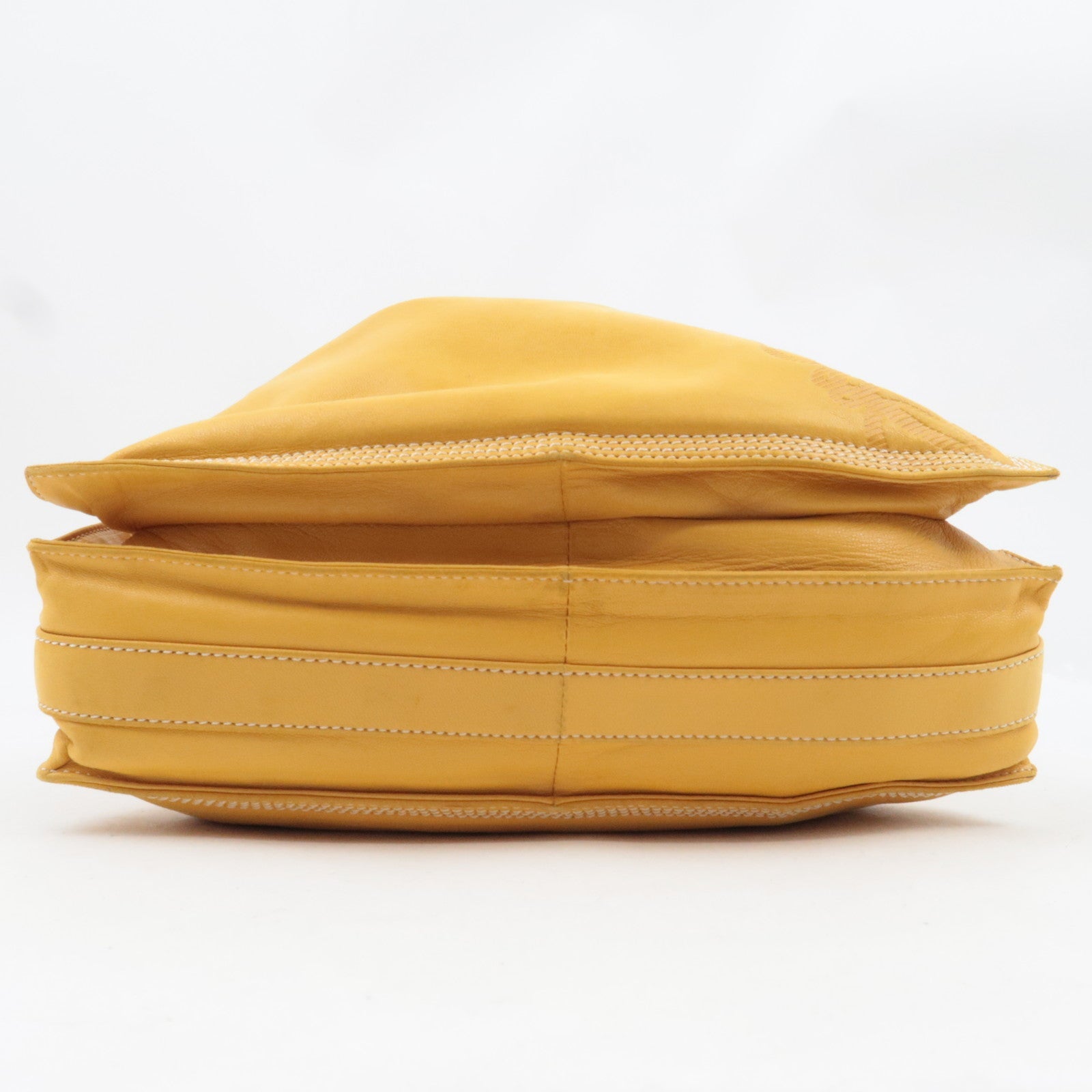 LOEWE Anagram Flamenco Shoulder Bag Nappa Leather Mustard *Dust bag