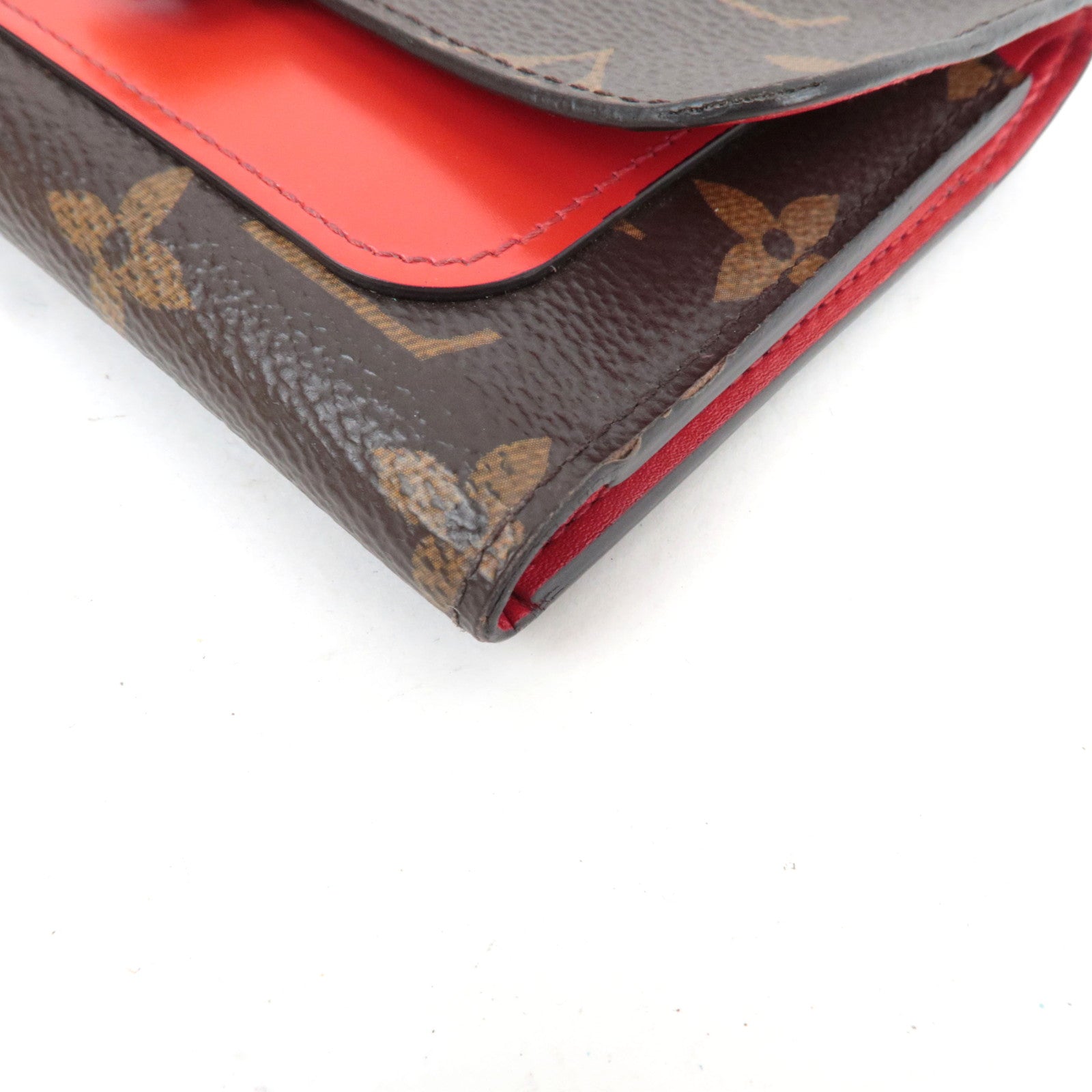 Louis Vuitton Monogram Portefeuille Flower Compact Wallet Coquelicot M62567 SP3198 *Box, Dust bag