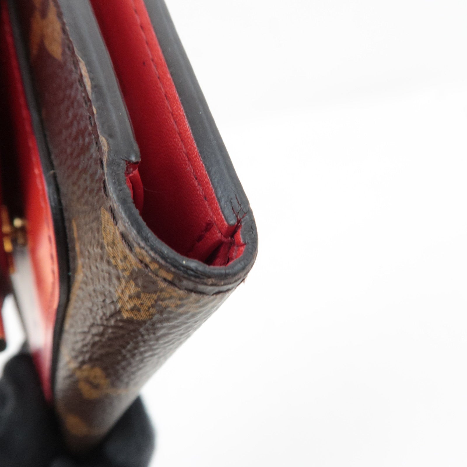 Louis Vuitton Monogram Portefeuille Flower Compact Wallet Coquelicot M62567 SP3198 *Box, Dust bag