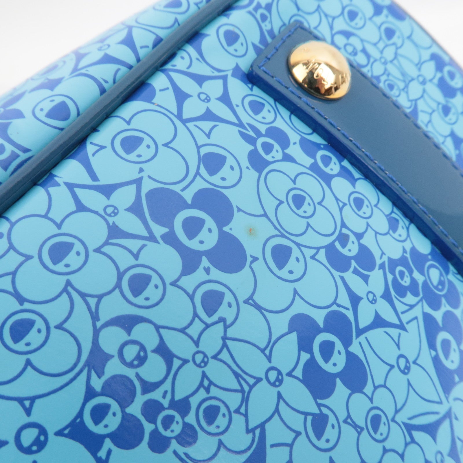 Louis Vuitton Cosmic Blossom PM Murakami Tote Bag Blue M93161 RC0170