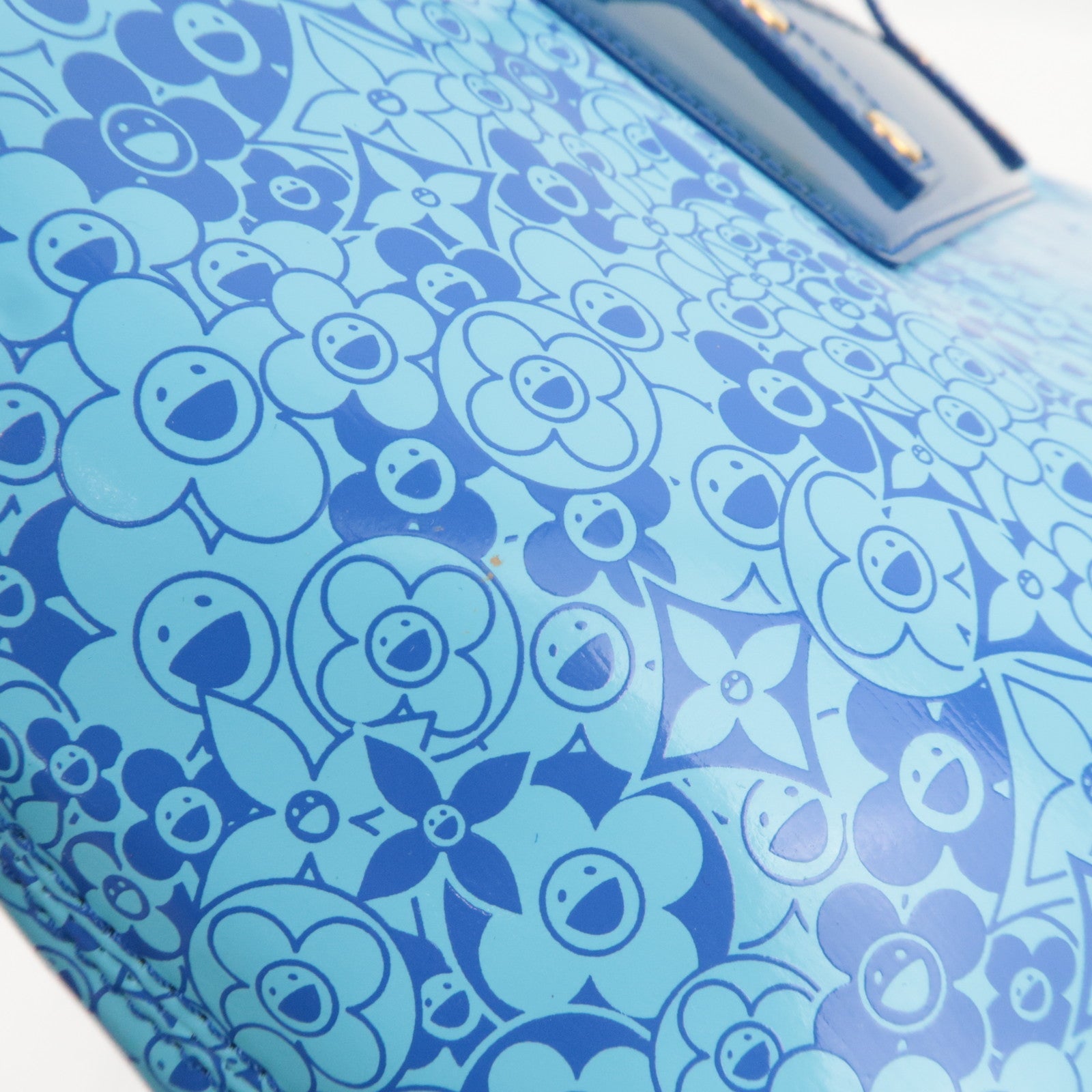 Louis Vuitton Cosmic Blossom PM Murakami Tote Bag Blue M93161 RC0170