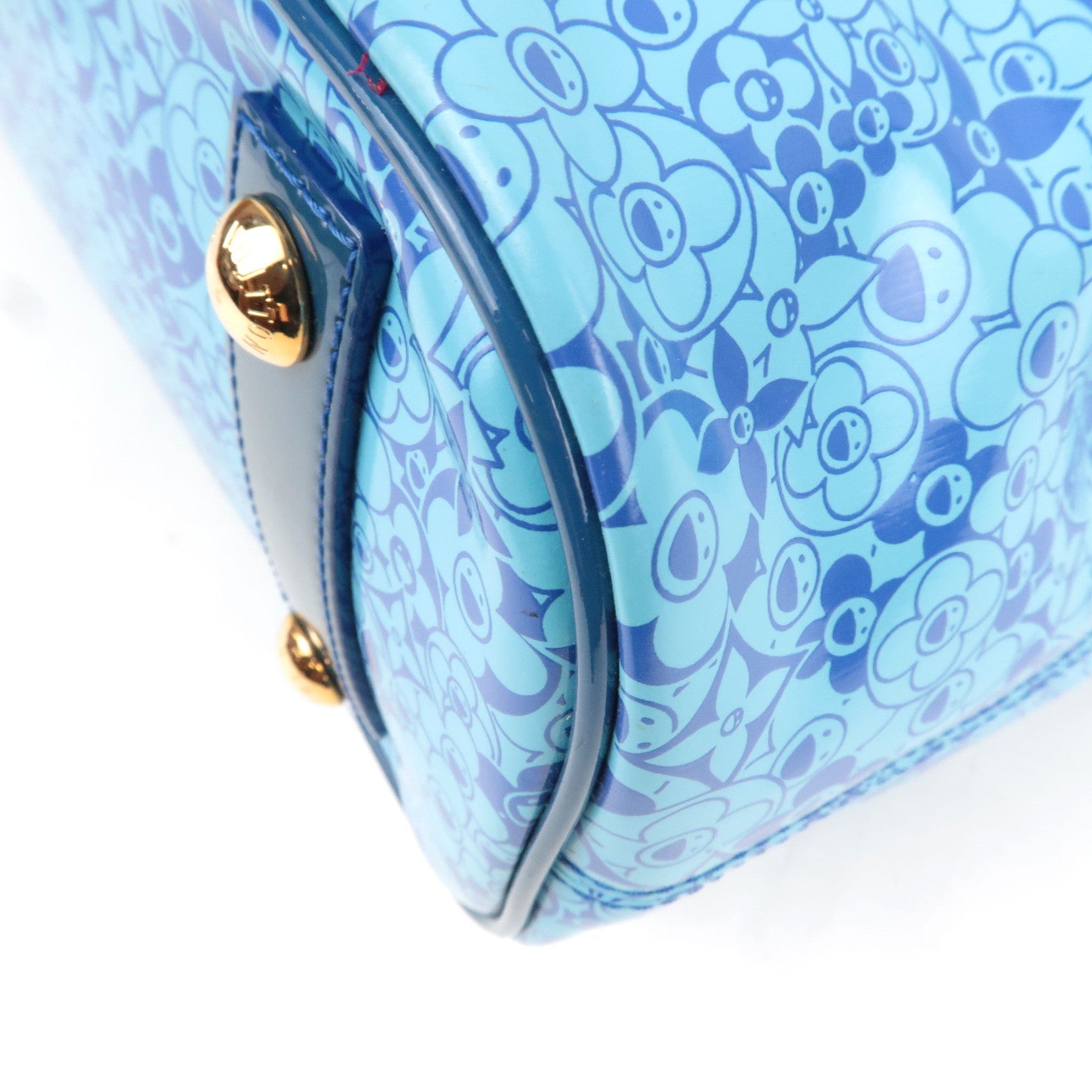 Louis Vuitton Cosmic Blossom PM Murakami Tote Bag Blue M93161 RC0170