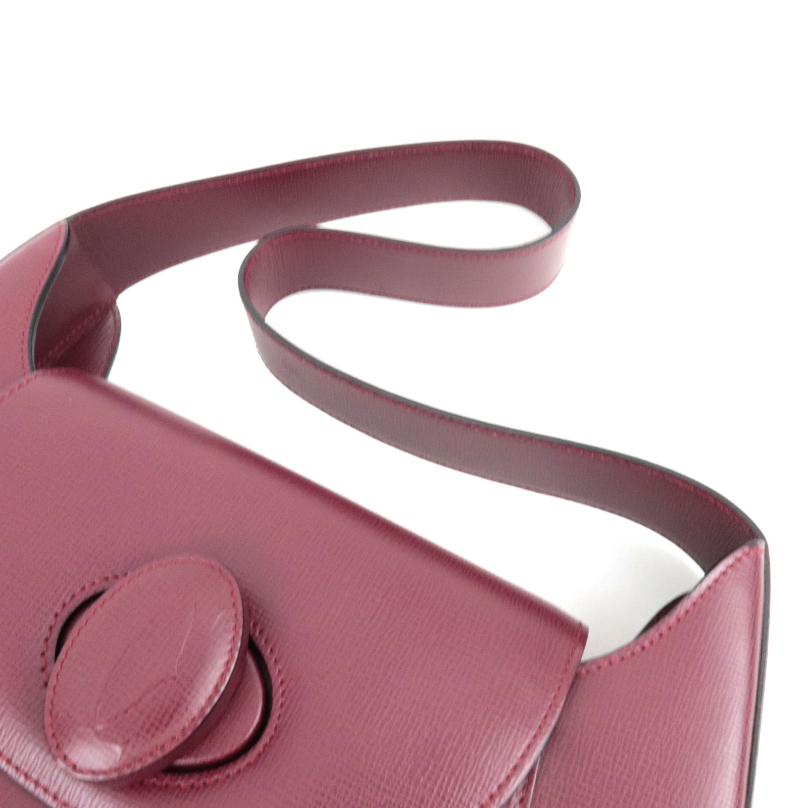 Cartier Must Line One-Shoulder Bag Leather Bordeaux
