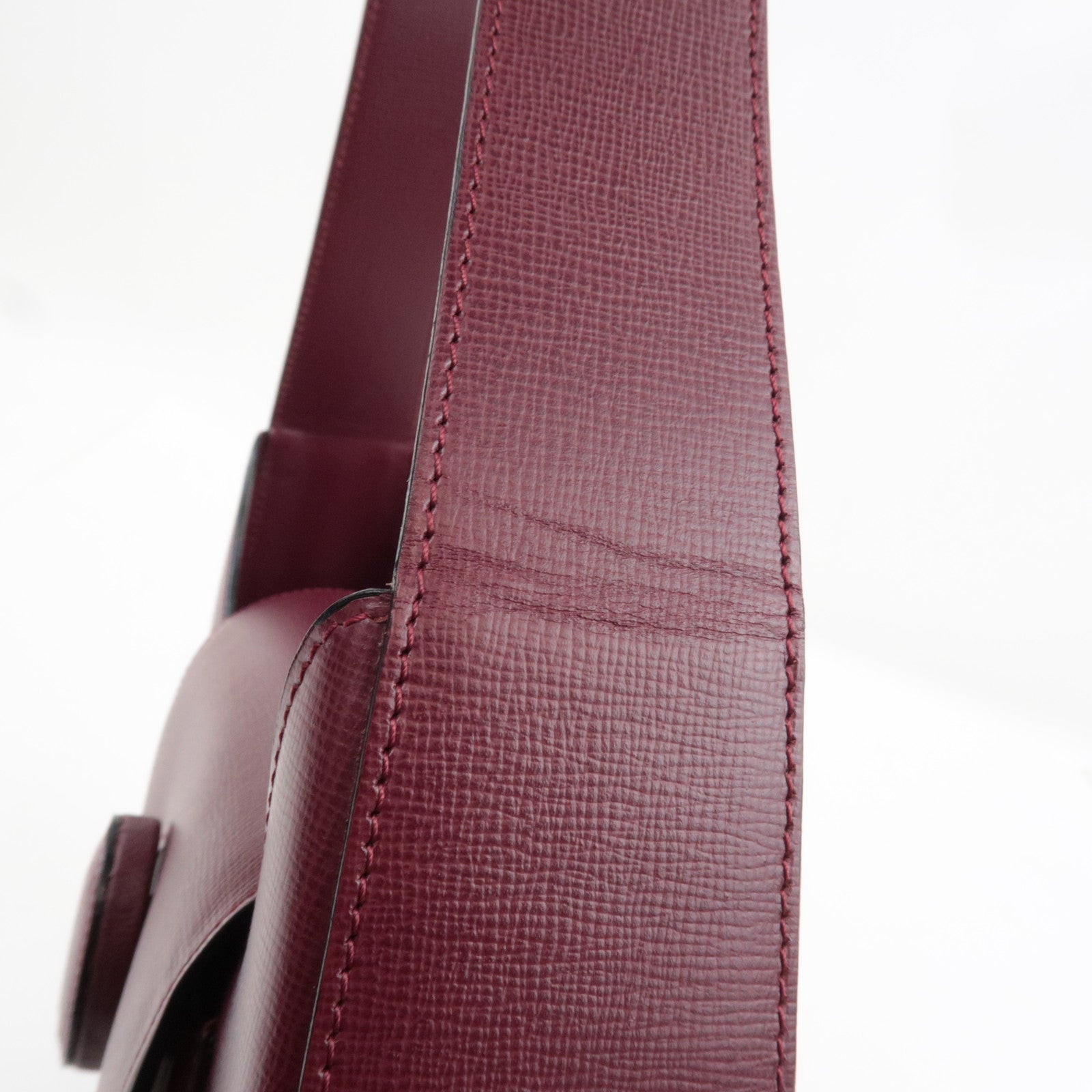 Cartier Must Line One-Shoulder Bag Leather Bordeaux