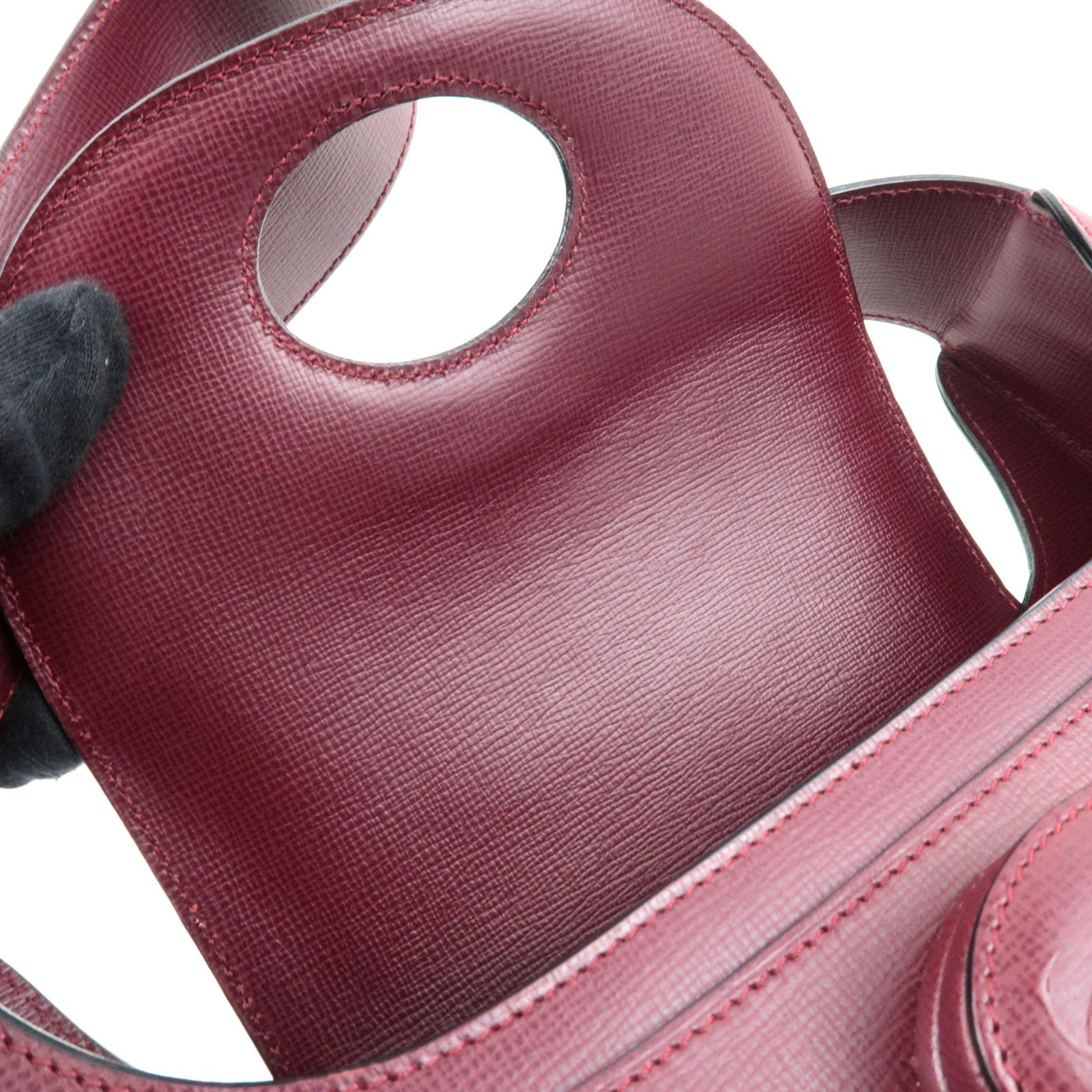 Cartier Must Line One-Shoulder Bag Leather Bordeaux