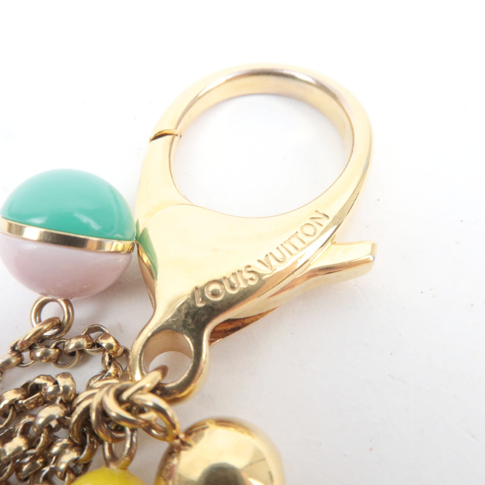 Louis Vuitton Porte Cles Grelot Bag Charm Metal Gold M62227