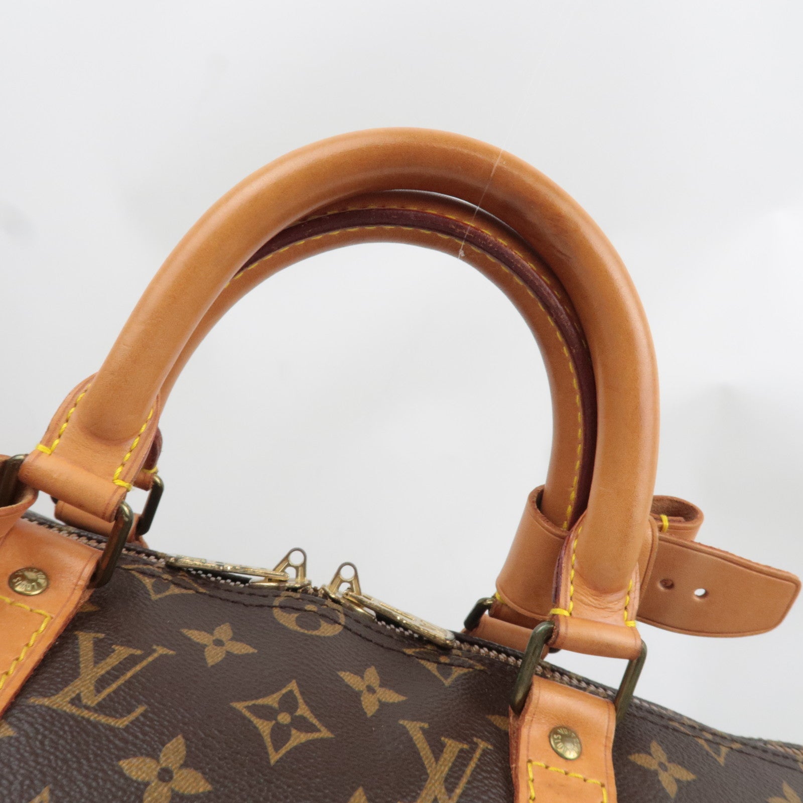 Louis Vuitton Monogram Keepall Bandouliere 50 Travel Bag M41416 VI884 *Strap, Name tag, Poignet