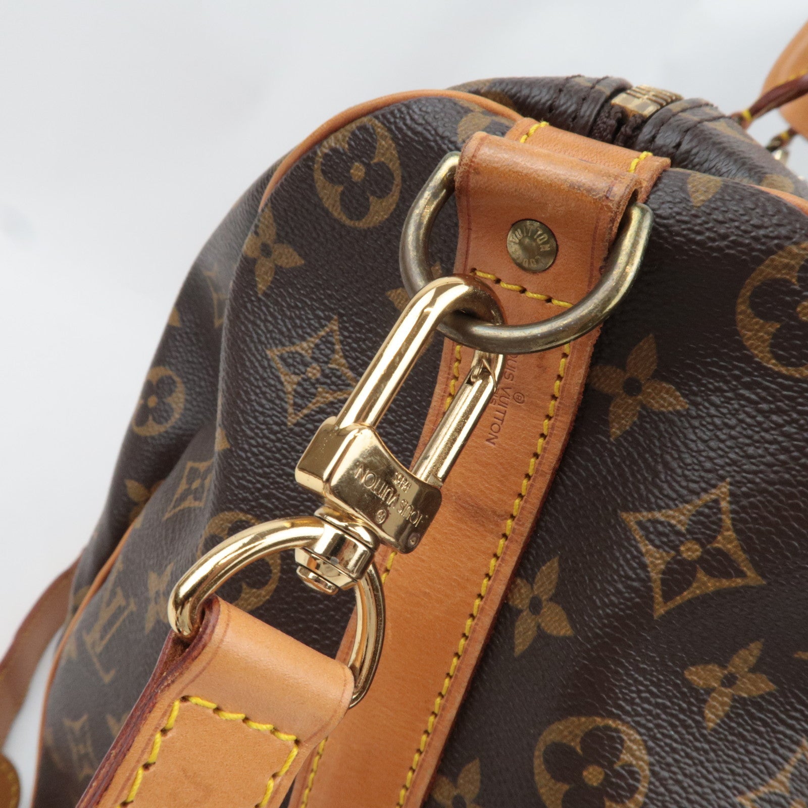 Louis Vuitton Monogram Keepall Bandouliere 50 Travel Bag M41416 VI884 *Strap, Name tag, Poignet