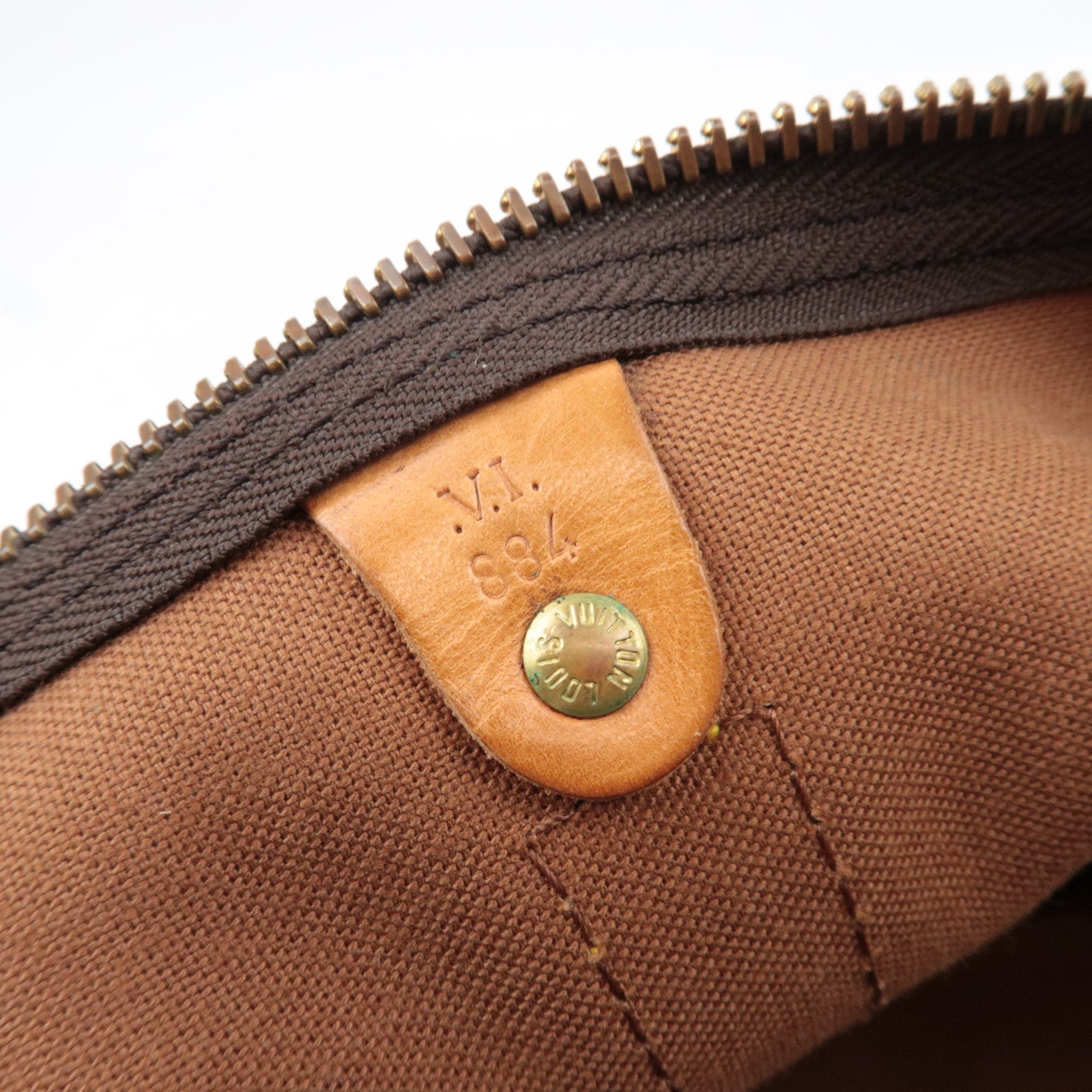 Louis Vuitton Monogram Keepall Bandouliere 50 Travel Bag M41416 VI884 *Strap, Name tag, Poignet