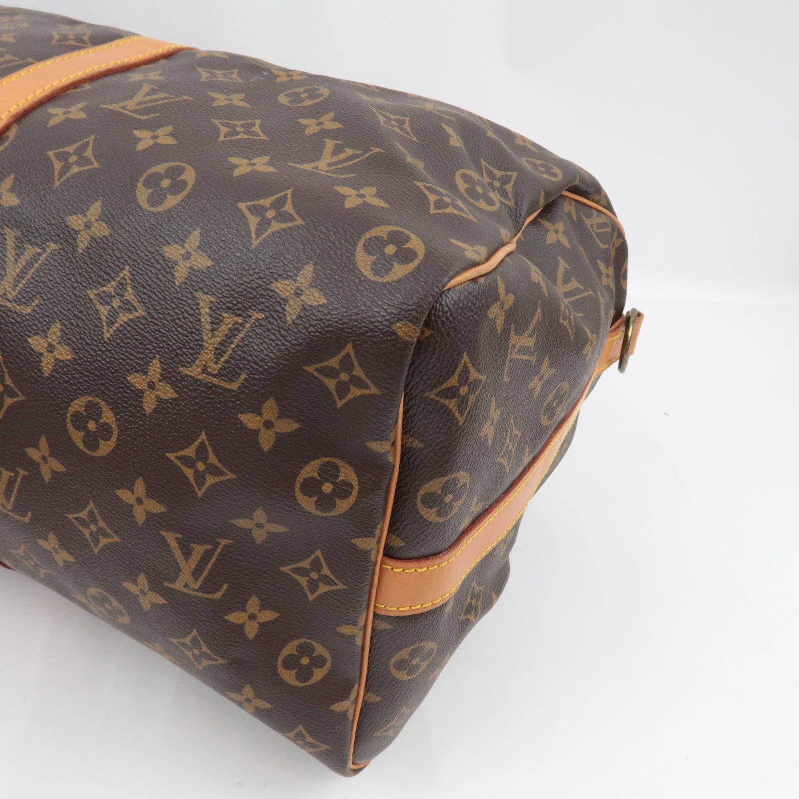 Louis Vuitton Monogram Keepall Bandouliere 50 Travel Bag M41416 VI884 *Strap, Name tag, Poignet