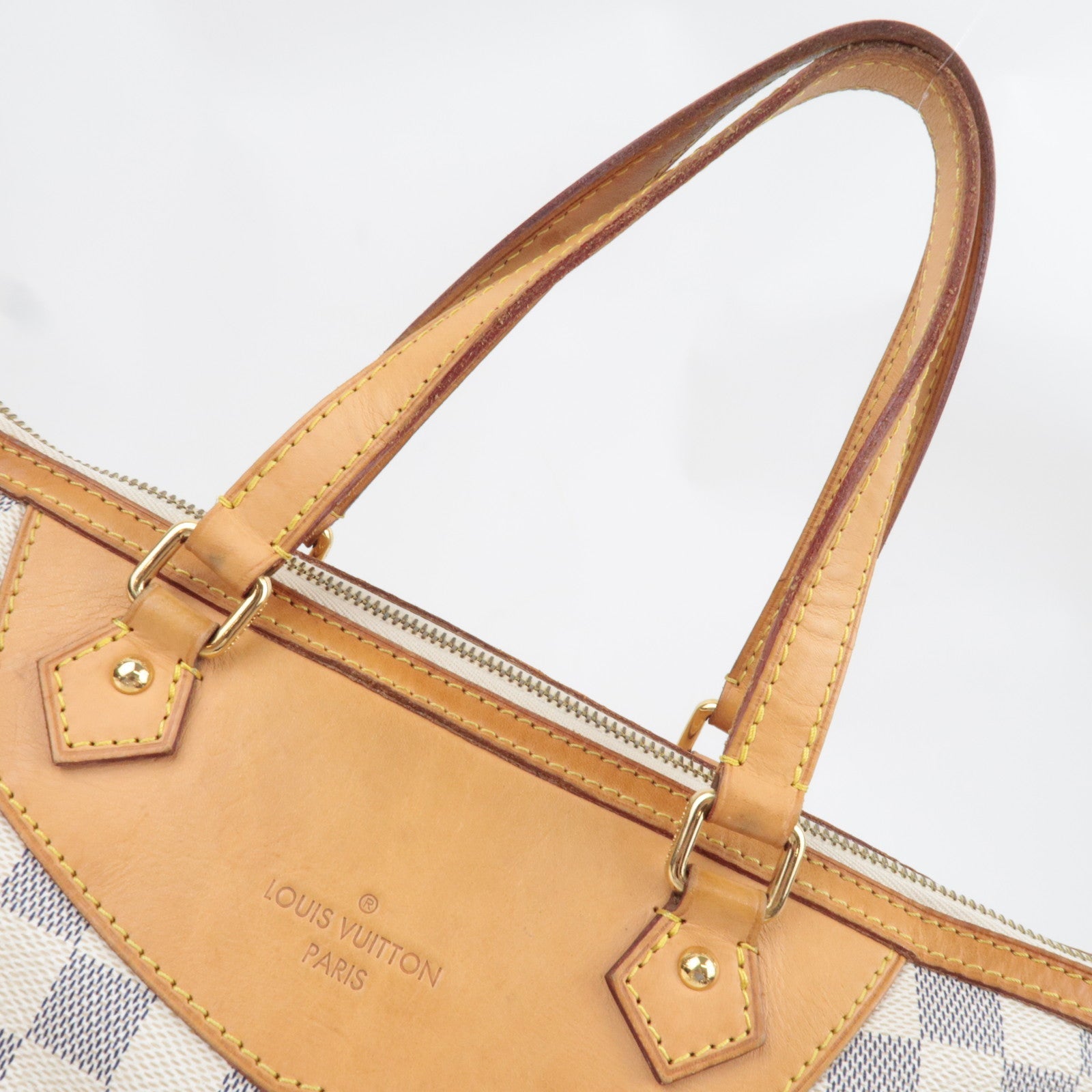 Louis Vuitton Damier Azur Siracusa GM Shoulder Bag N41111 SP2141 *Strap