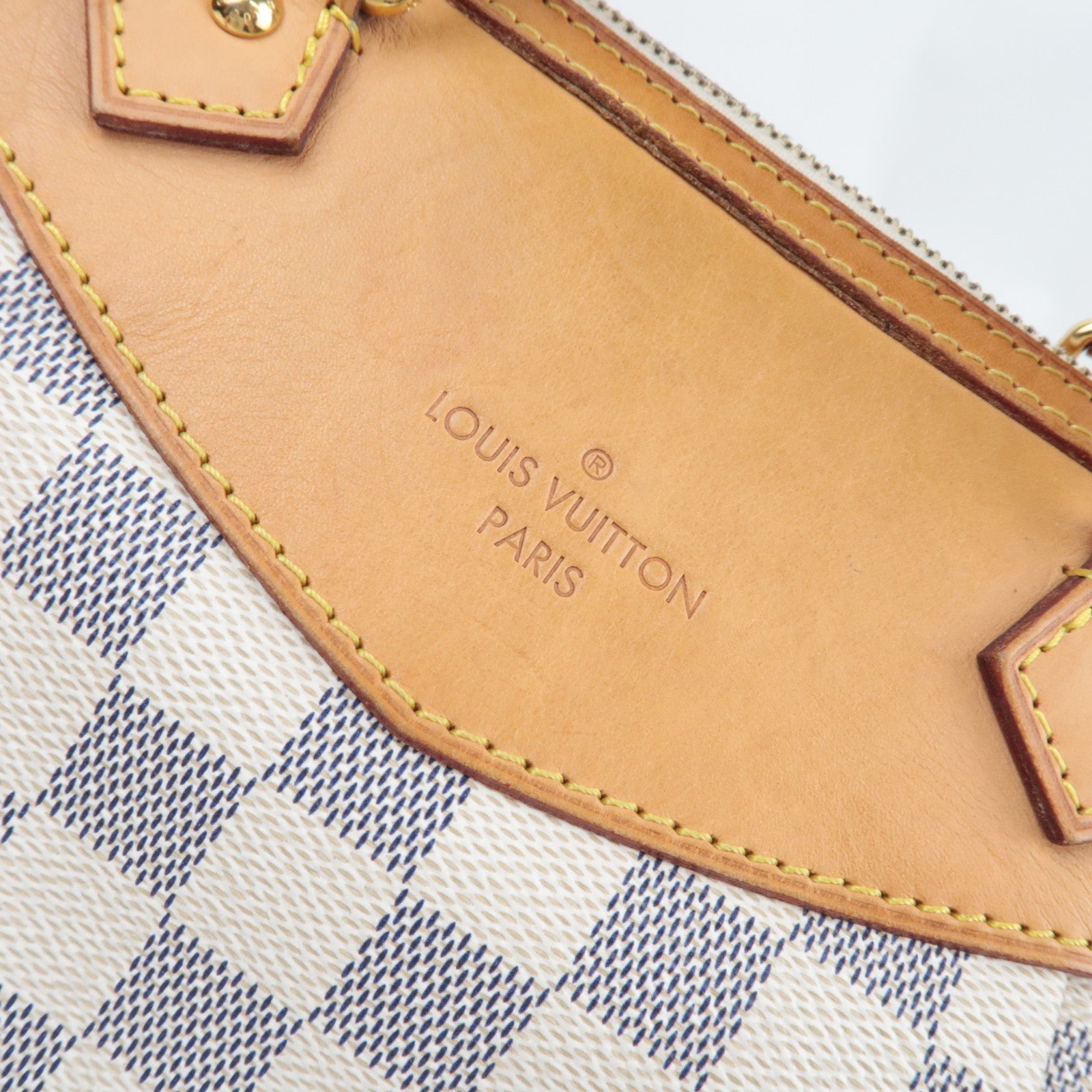 Louis Vuitton Damier Azur Siracusa GM Shoulder Bag N41111 SP2141 *Strap