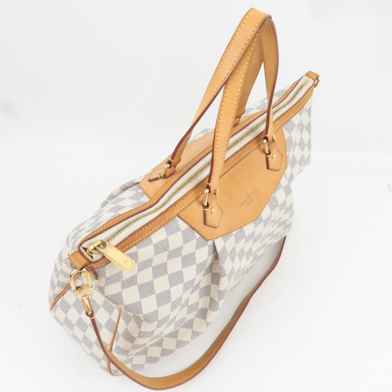 Louis Vuitton Damier Azur Siracusa GM Shoulder Bag N41111 SP2141 *Strap