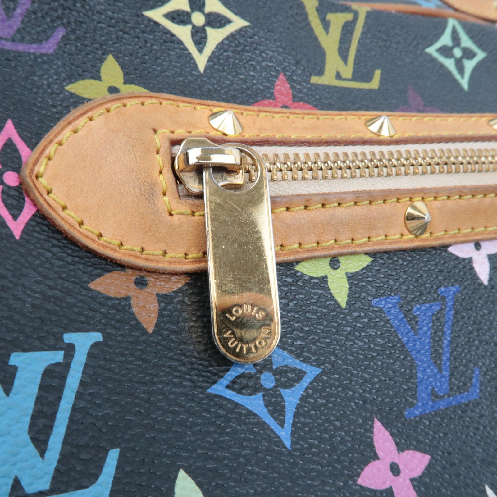 Louis Vuitton Monogram Multicolore Boulogne Shoulder Bag Noir M92638