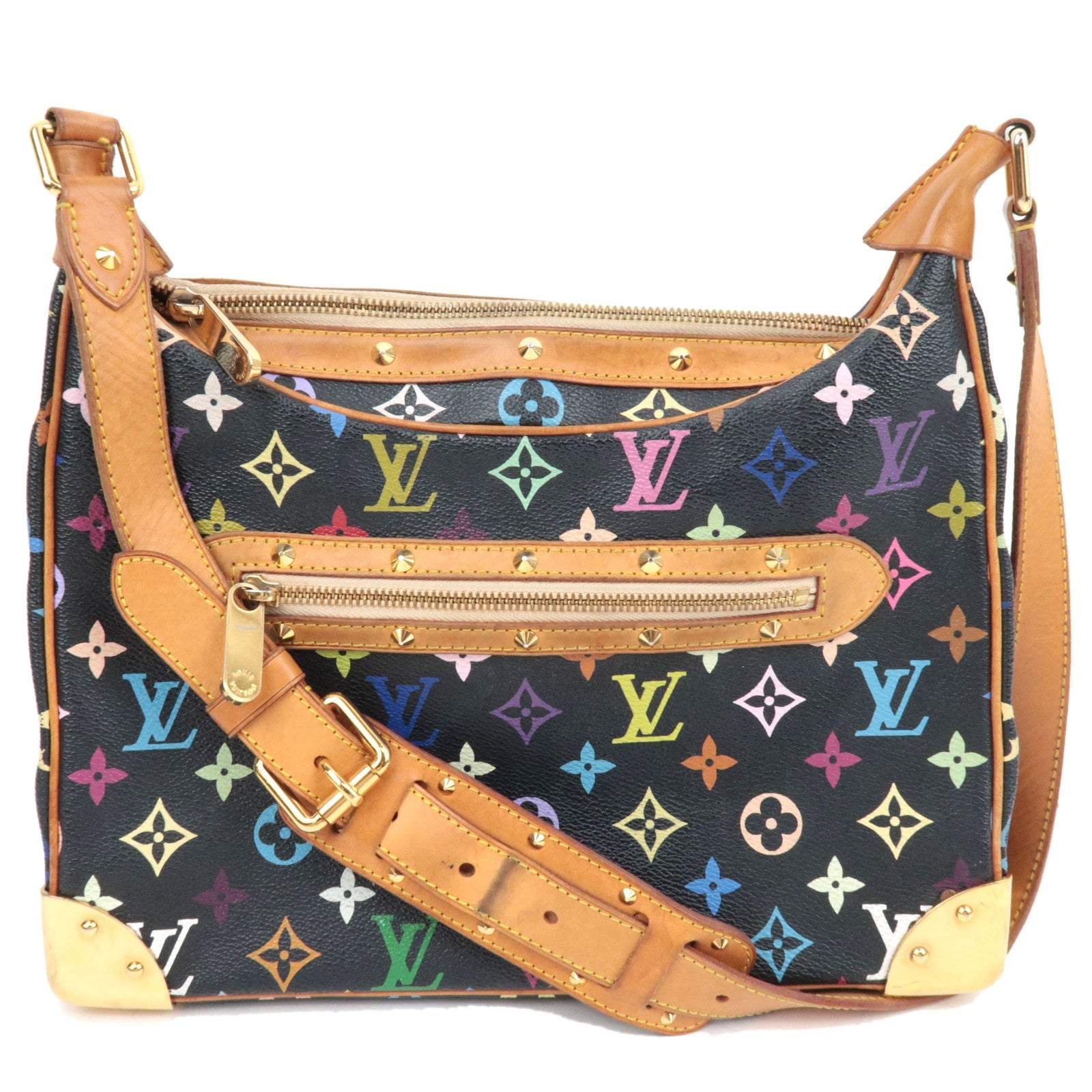 Louis Vuitton Monogram Multicolore Boulogne Shoulder Bag Noir M9263878556