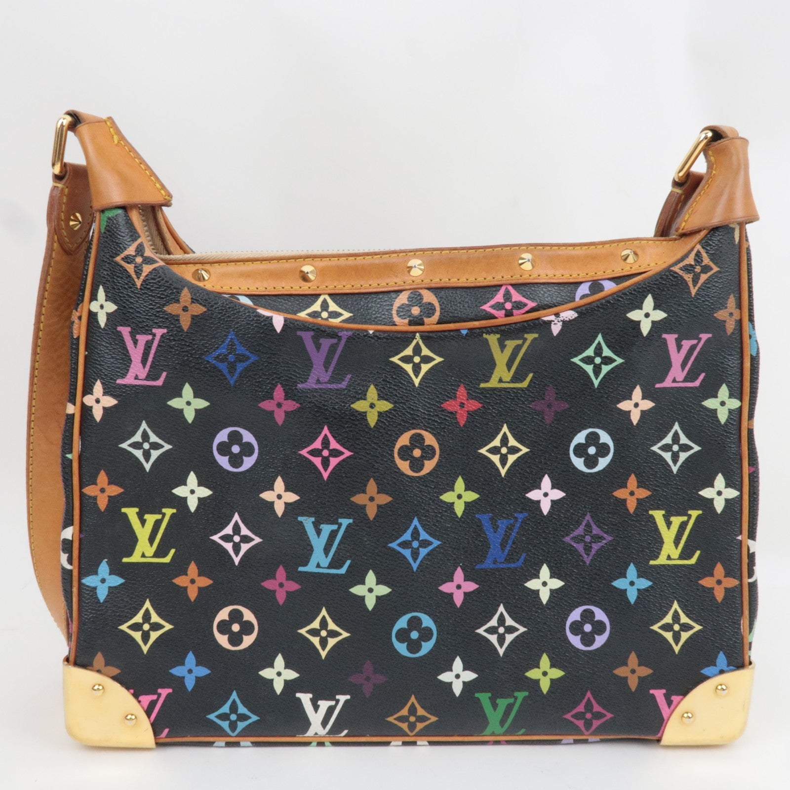 Louis Vuitton Monogram Multicolore Boulogne Shoulder Bag Noir M92638