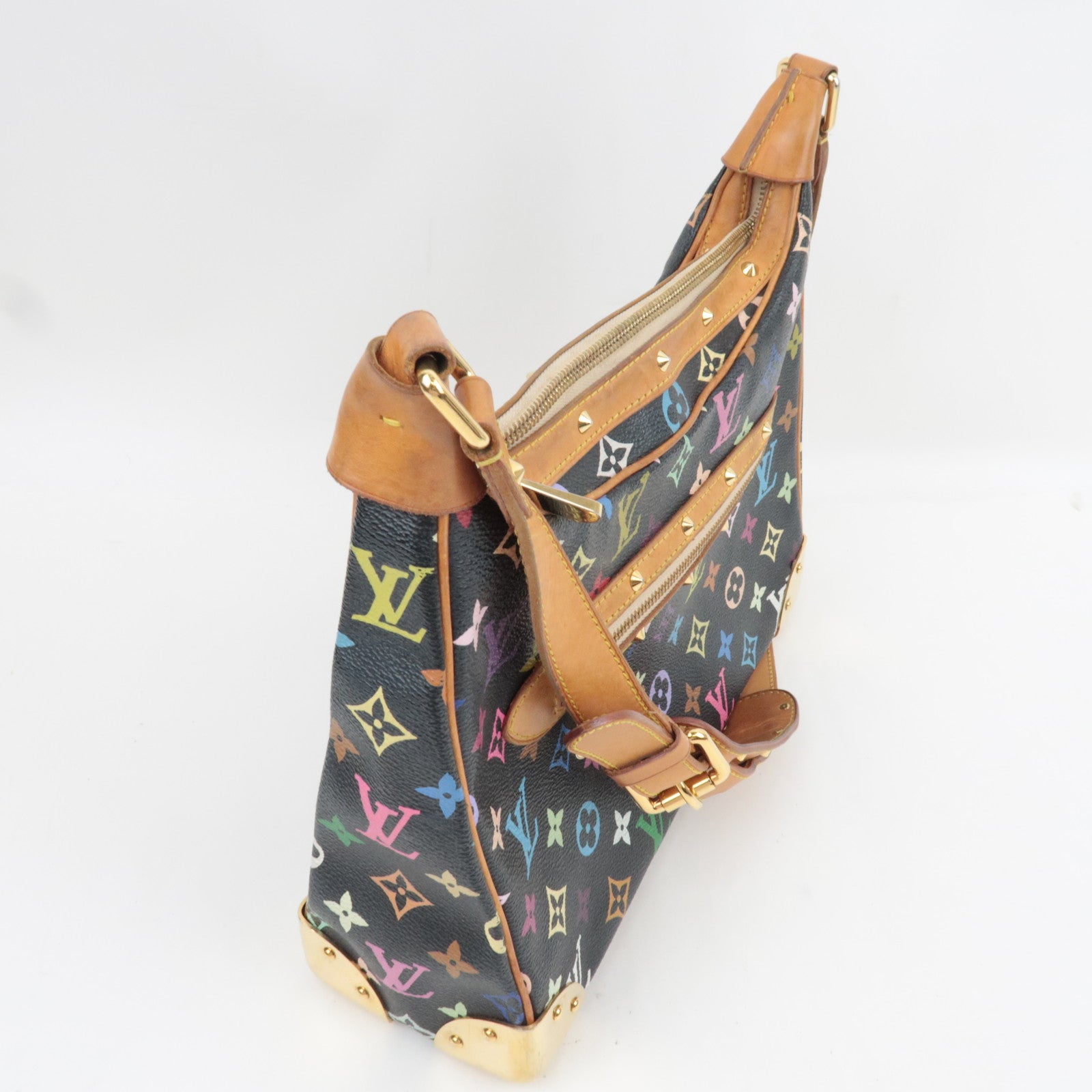 Louis Vuitton Monogram Multicolore Boulogne Shoulder Bag Noir M92638