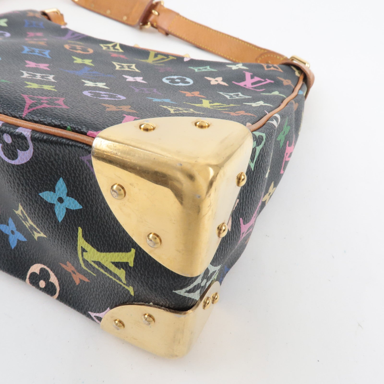 Louis Vuitton Monogram Multicolore Boulogne Shoulder Bag Noir M92638