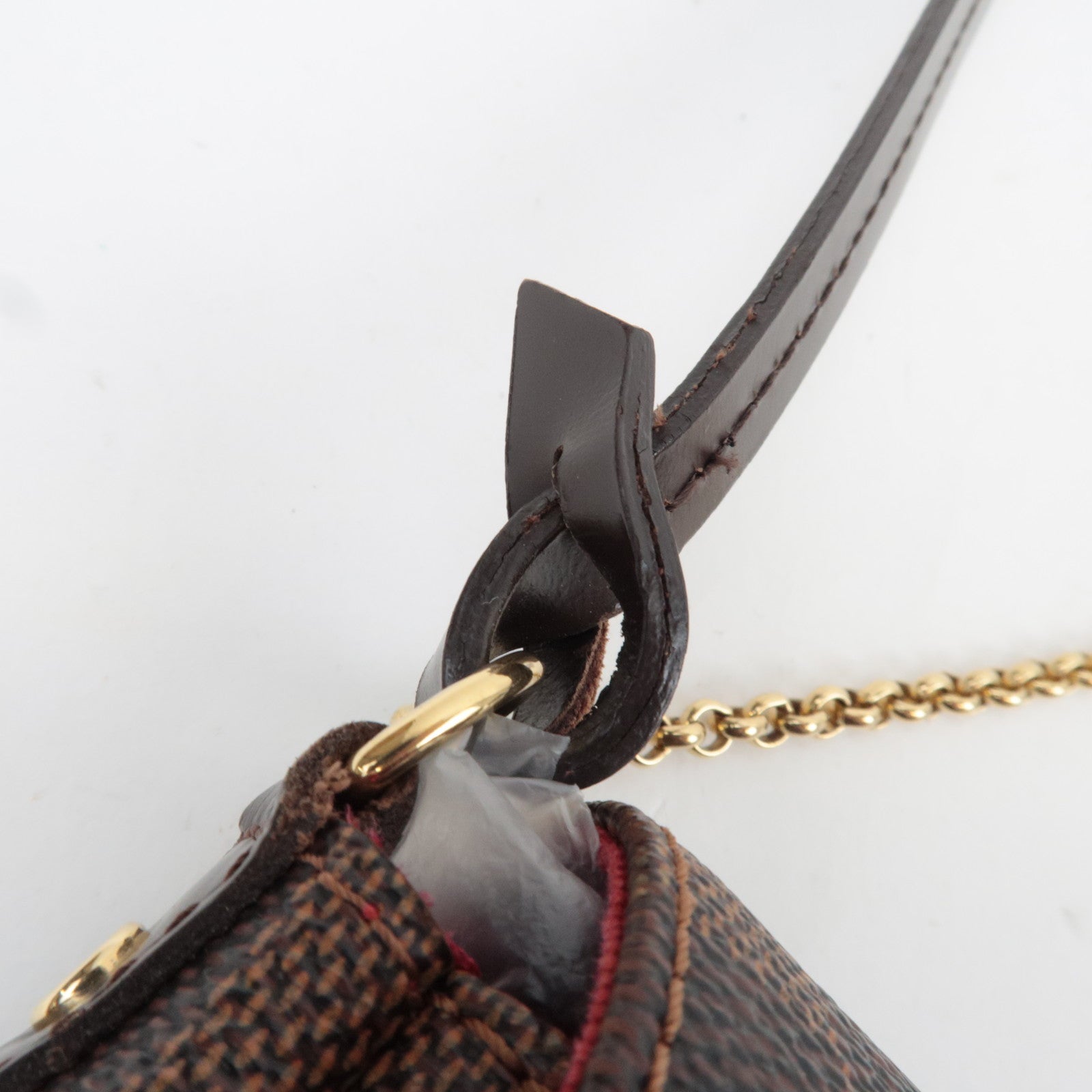 Louis Vuitton Damier Favorite MM 2Way Hand Bag N41129 FL3184 *Strap