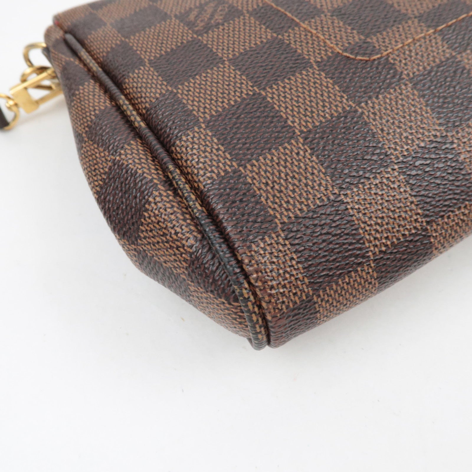 Louis Vuitton Damier Favorite MM 2Way Hand Bag N41129 FL3184 *Strap