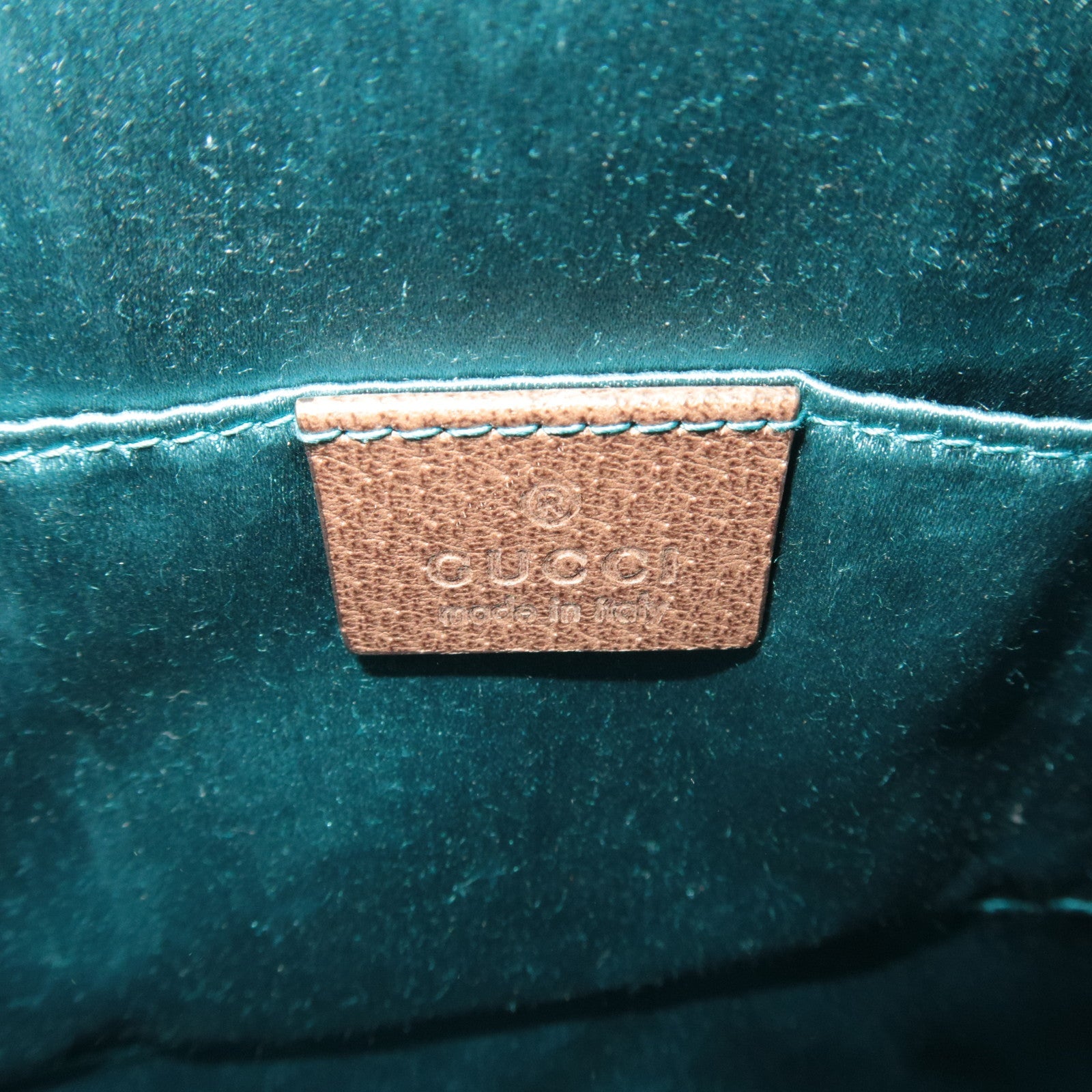 GUCCI Sherry Ophidia Shoulder Bag GG Supreme Leather Beige Brown 499621