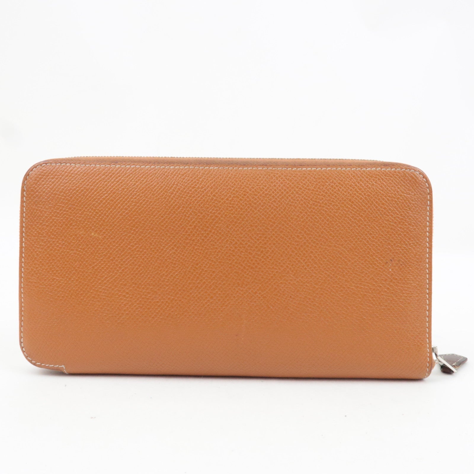 HERMES Azap Long Silkin Long Wallet D Stamp(2019) Veau-Epsom Gold *Box