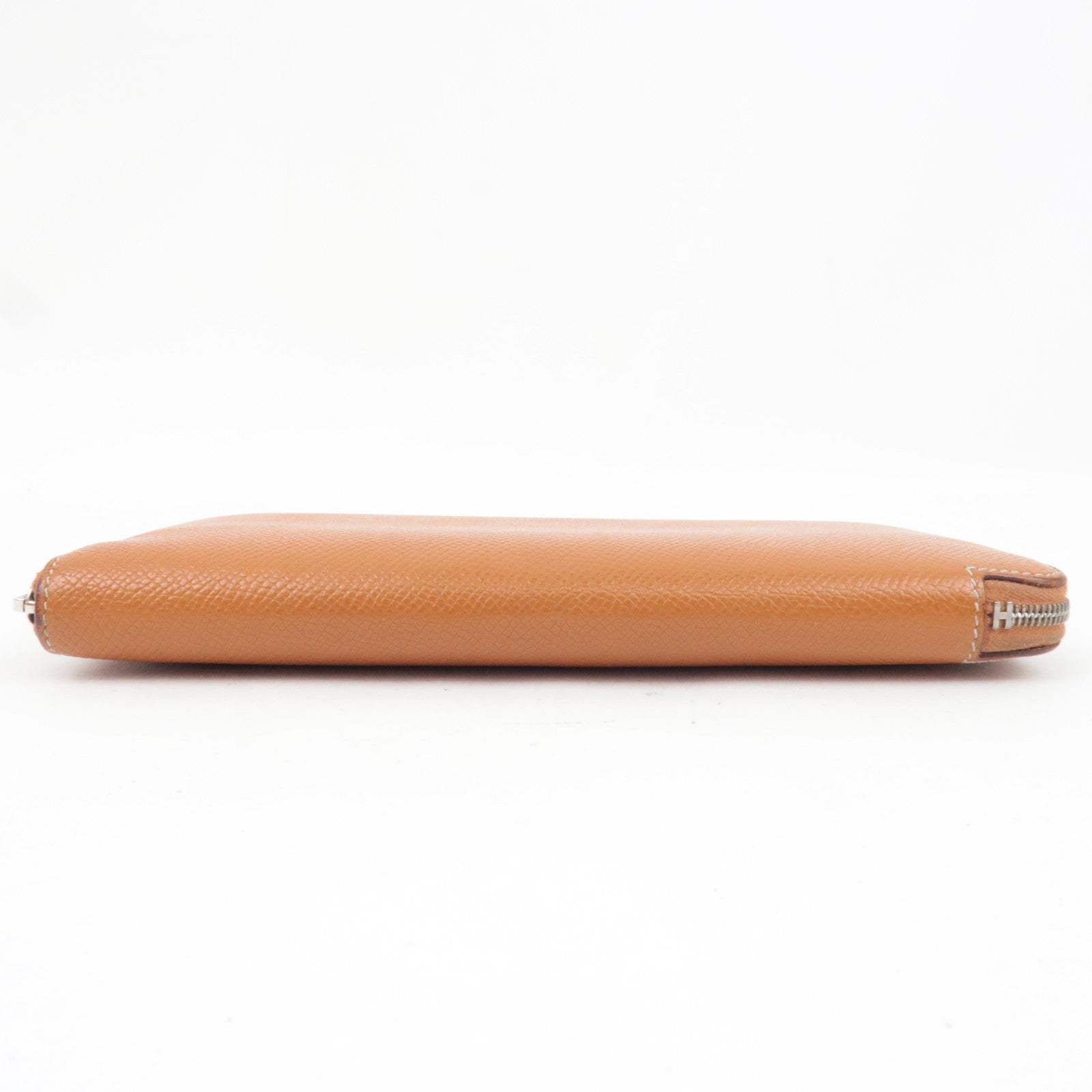 HERMES Azap Long Silkin Long Wallet D Stamp(2019) Veau-Epsom Gold *Box