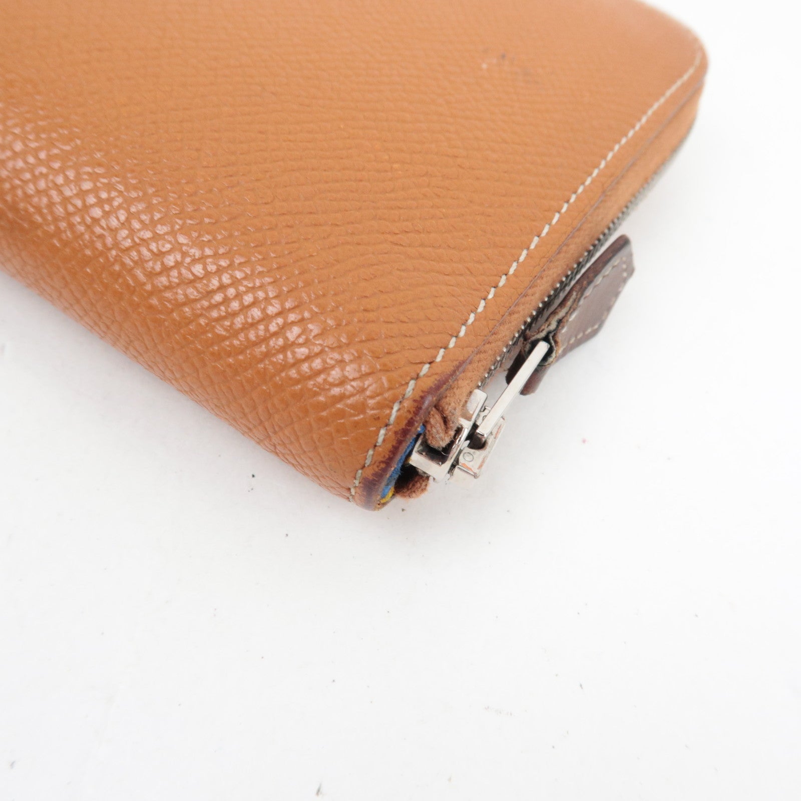 HERMES Azap Long Silkin Long Wallet D Stamp(2019) Veau-Epsom Gold *Box