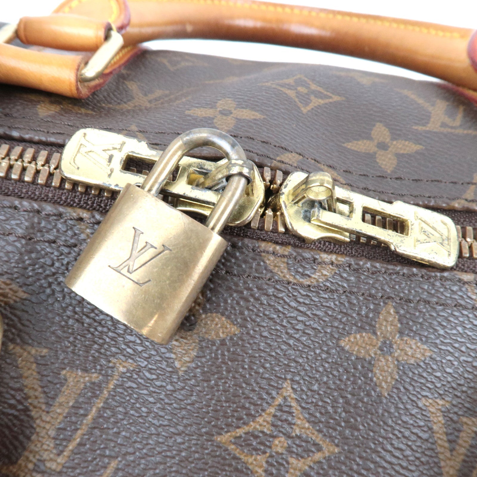 Louis Vuitton Monogram Keepall Bandouliere 50 Travel Bag M41416 DU1141 *Strap, Name tag, Lock