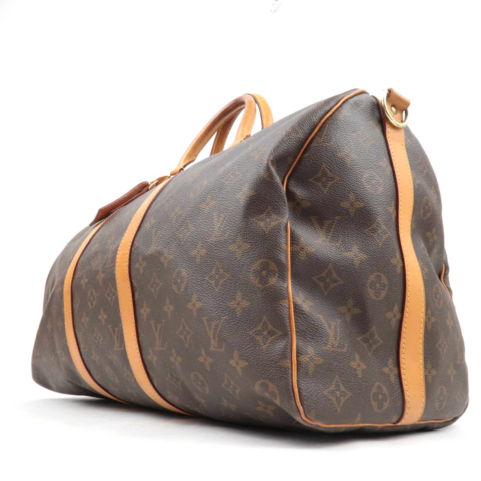 Louis Vuitton Monogram Keepall Bandouliere 50 Travel Bag M41416 DU1141 *Strap, Name tag, Lock
