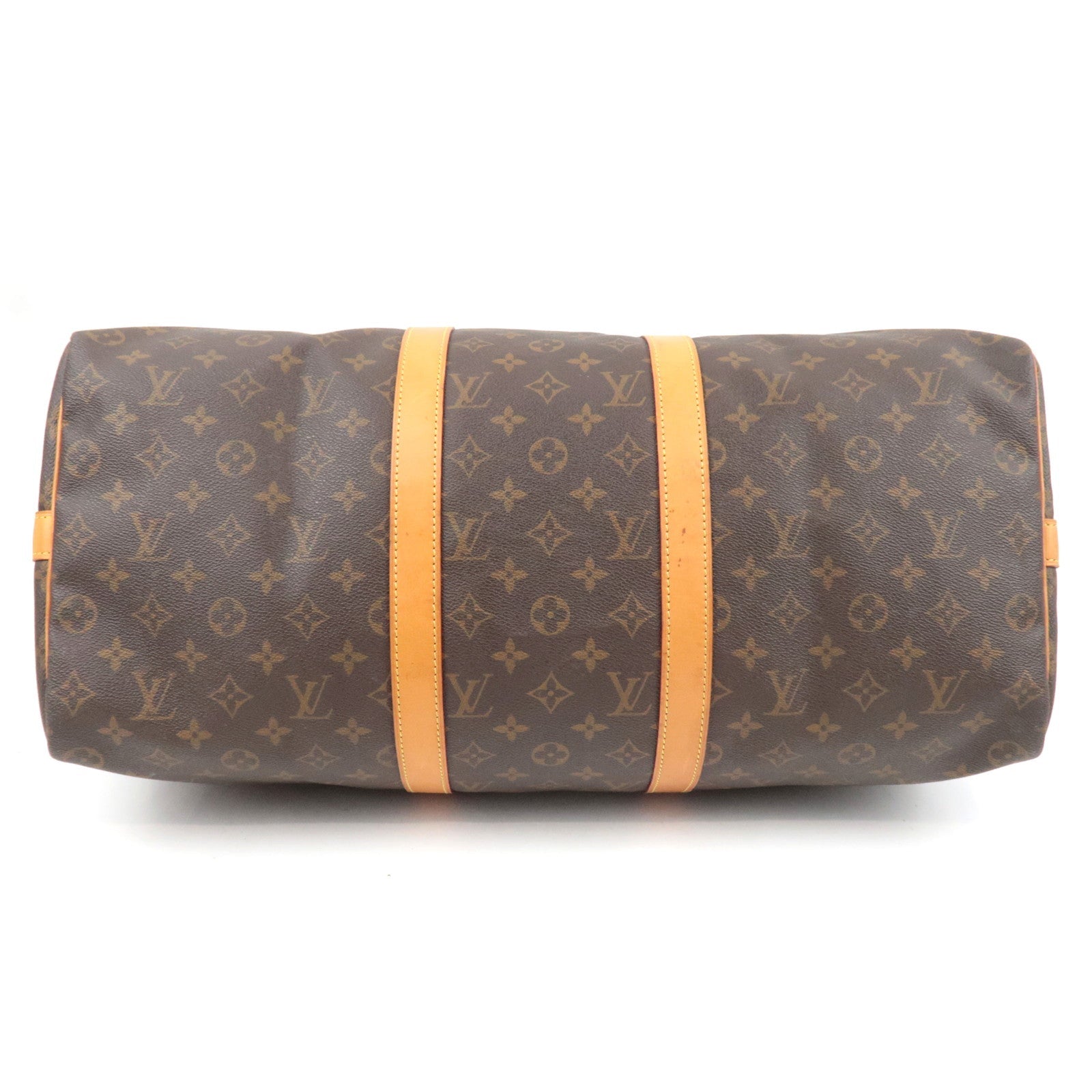 Louis Vuitton Monogram Keepall Bandouliere 50 Travel Bag M41416 DU1141 *Strap, Name tag, Lock