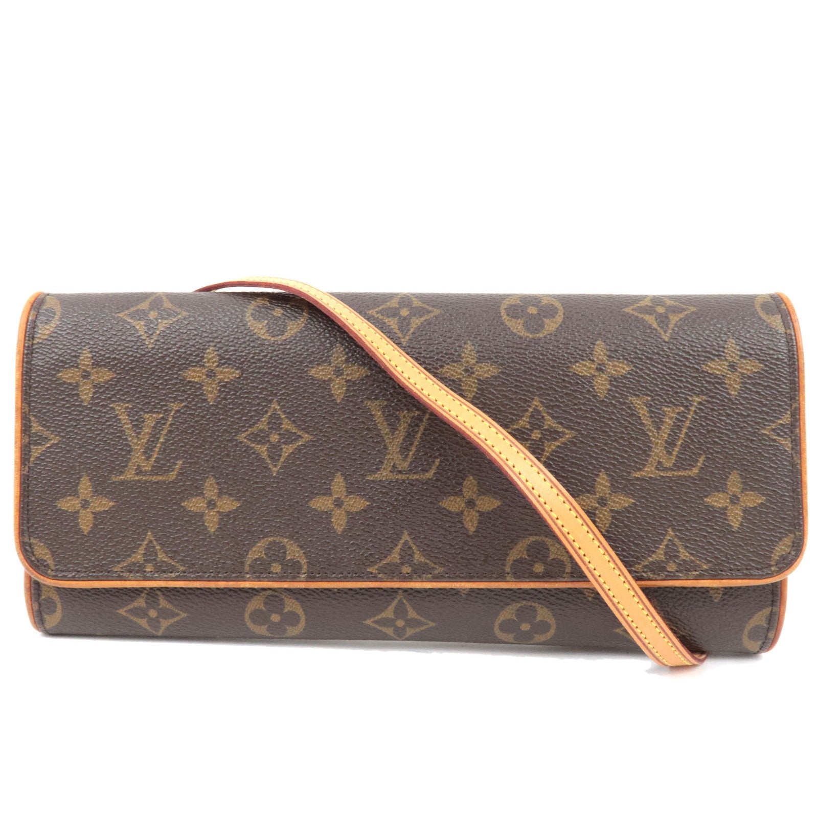 Louis Vuitton Monogram Pochette Twin GM Shoulder bag M51852 FL0031 *Strap78617