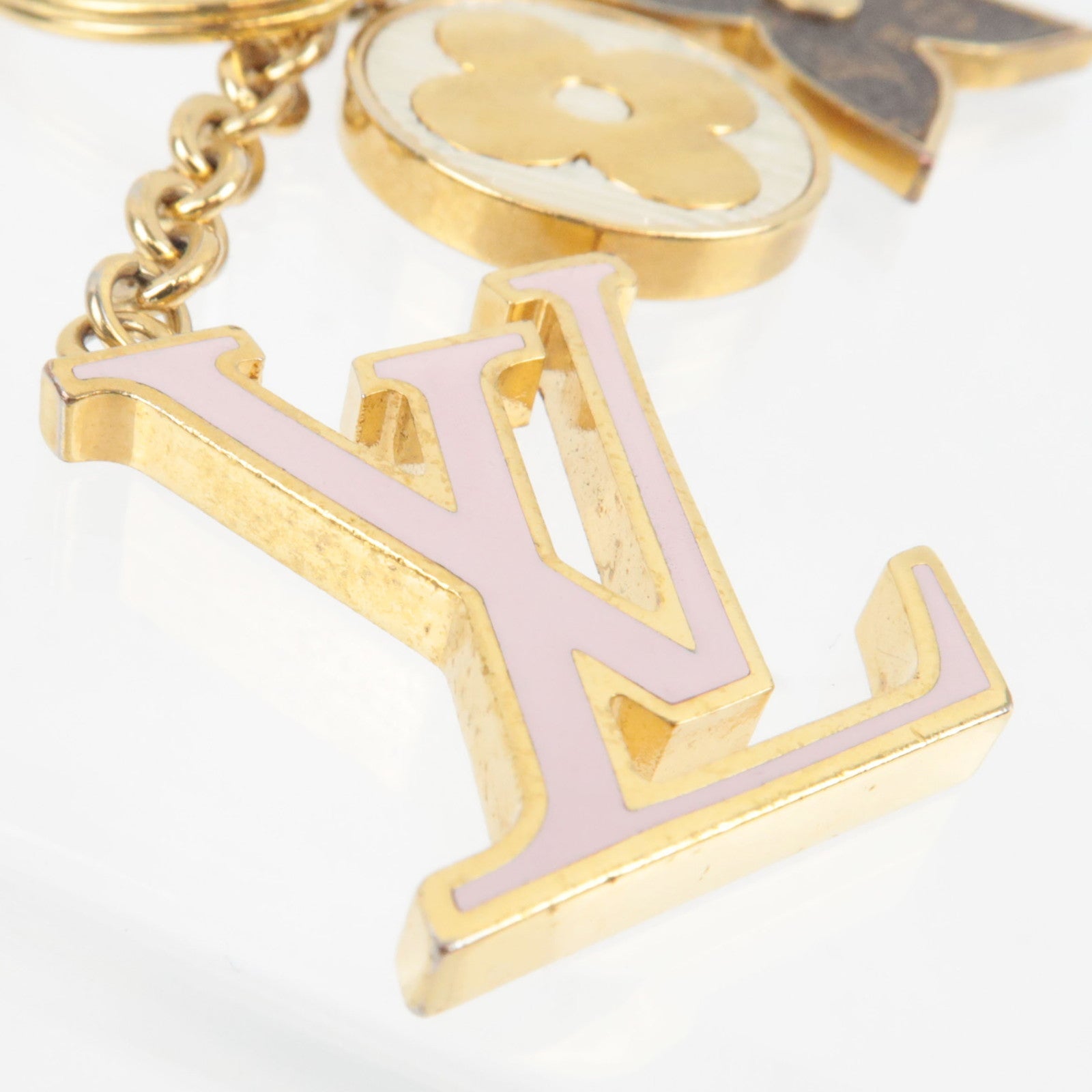 Louis Vuitton Porte Cles Spring Street Bag Charm Metal Gold M69008 AK0291 *Box, Dust bag