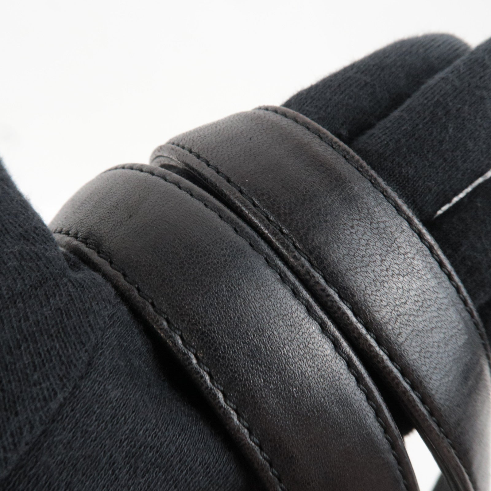 CHANEL Chocolate Bar Tote Bag Vertical Lambskin Black Gold HDW 6915147