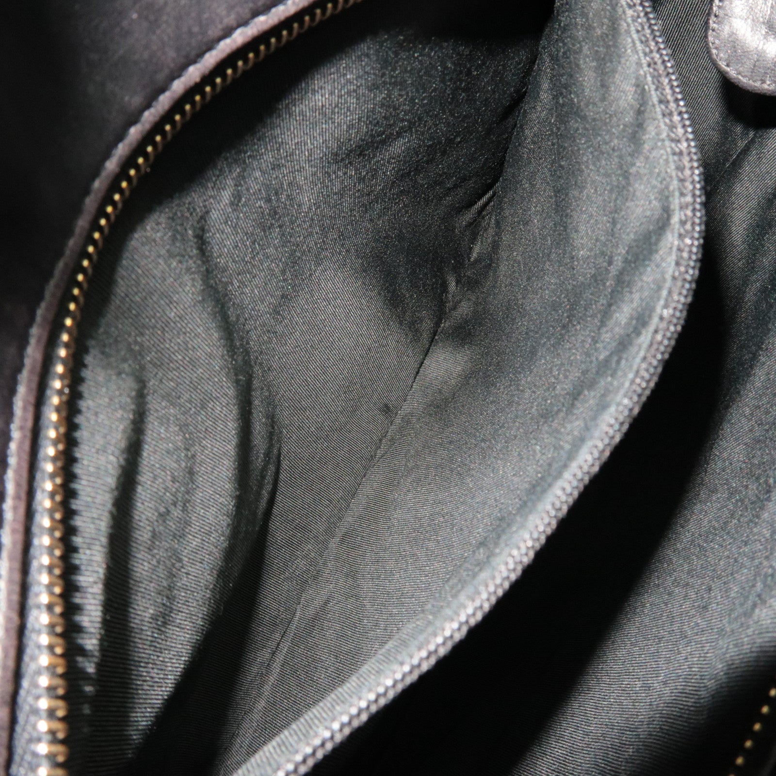 CHANEL Chocolate Bar Tote Bag Vertical Lambskin Black Gold HDW 6915147