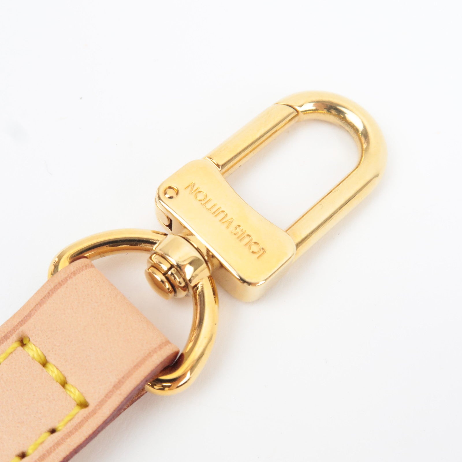 Louis Vuitton Shoulder Strap 72-82cm Leather Beige