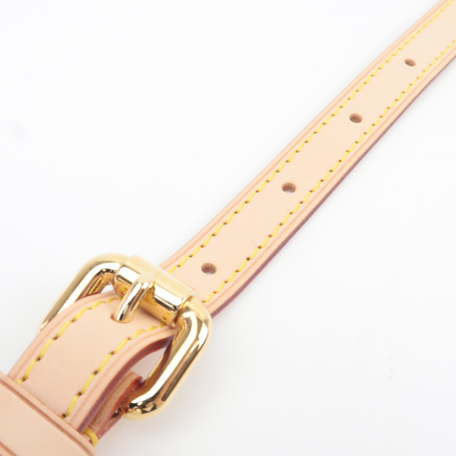 Louis Vuitton Shoulder Strap 72-82cm Leather Beige