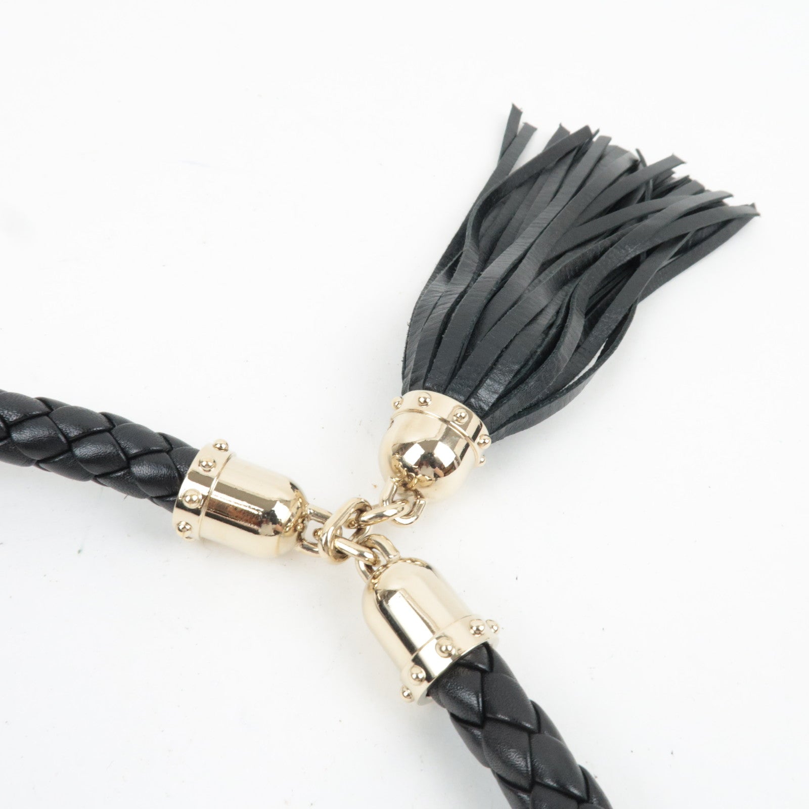 GUCCI Interlocking G One-Shoulder Bag Leather Black 167732